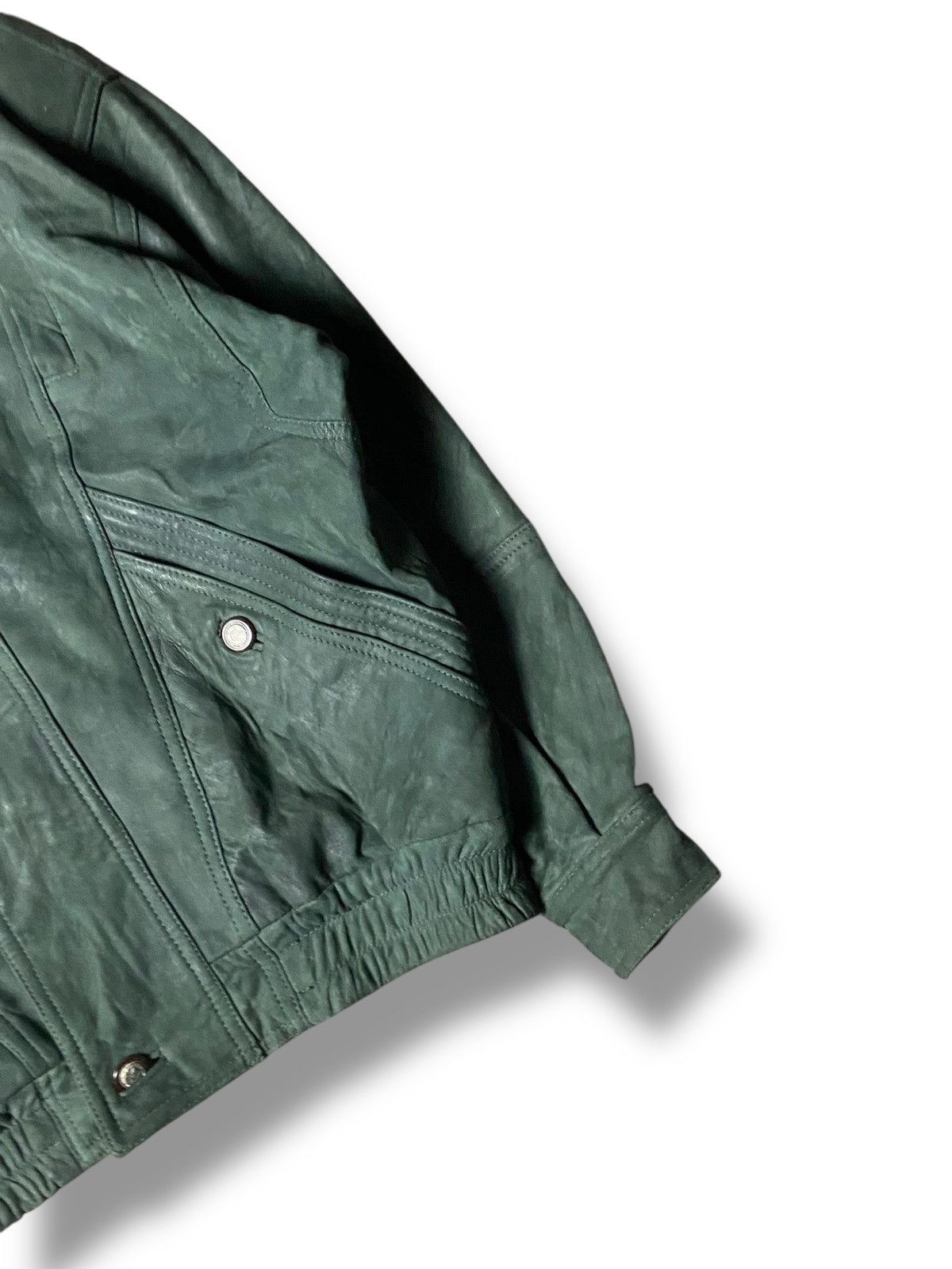 Japanese Brand MOLARE MARCOL Leather Bomber Style Jacket (155) Size US M / EU 48-50 / 2 - 5 Thumbnail