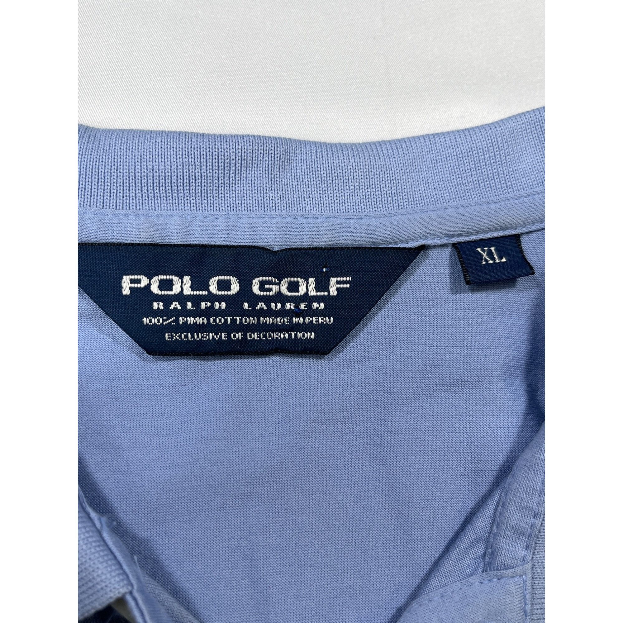 Ralph Lauren Polo Golf By Ralph Lauren SKU 7640 Mens Blue Polo Shirt Size Size US XL / EU 56 / 4 - 7 Thumbnail