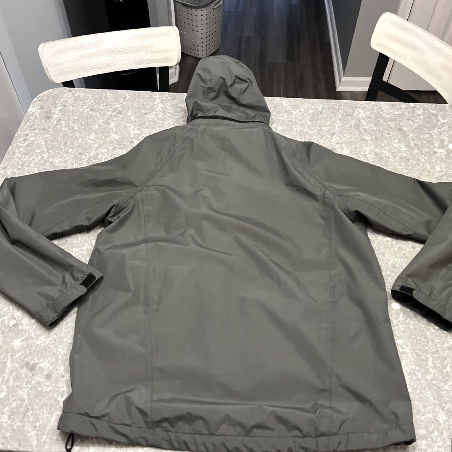 Port Authority NASCAR NBC L Gray Windbreaker Jacket Full Zip Port Authority Mens Size US L / EU 52-54 / 3 - 6 Thumbnail