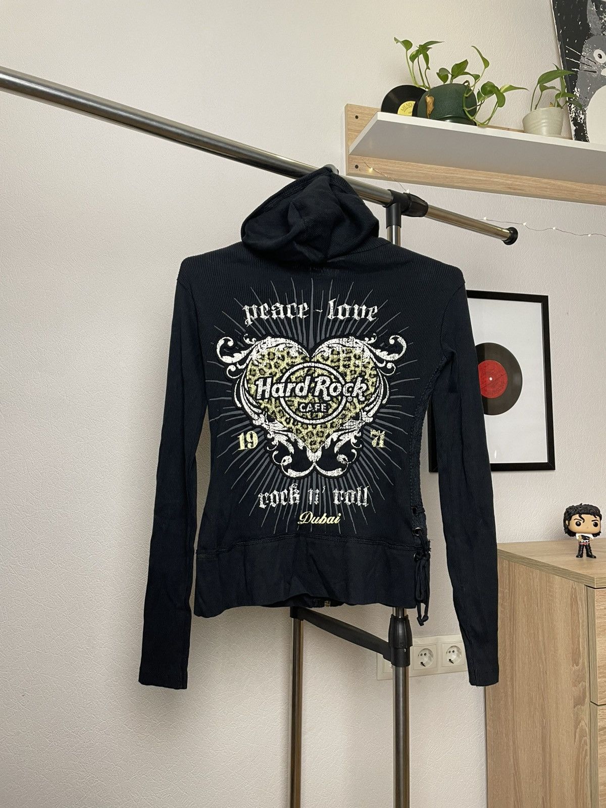 Hard Rock Cafe Y2k Vintage Hard Rock Cafe Dubai Back Logo Hoodie Size XS / US 0-2 / IT 36-38 - 3 Thumbnail