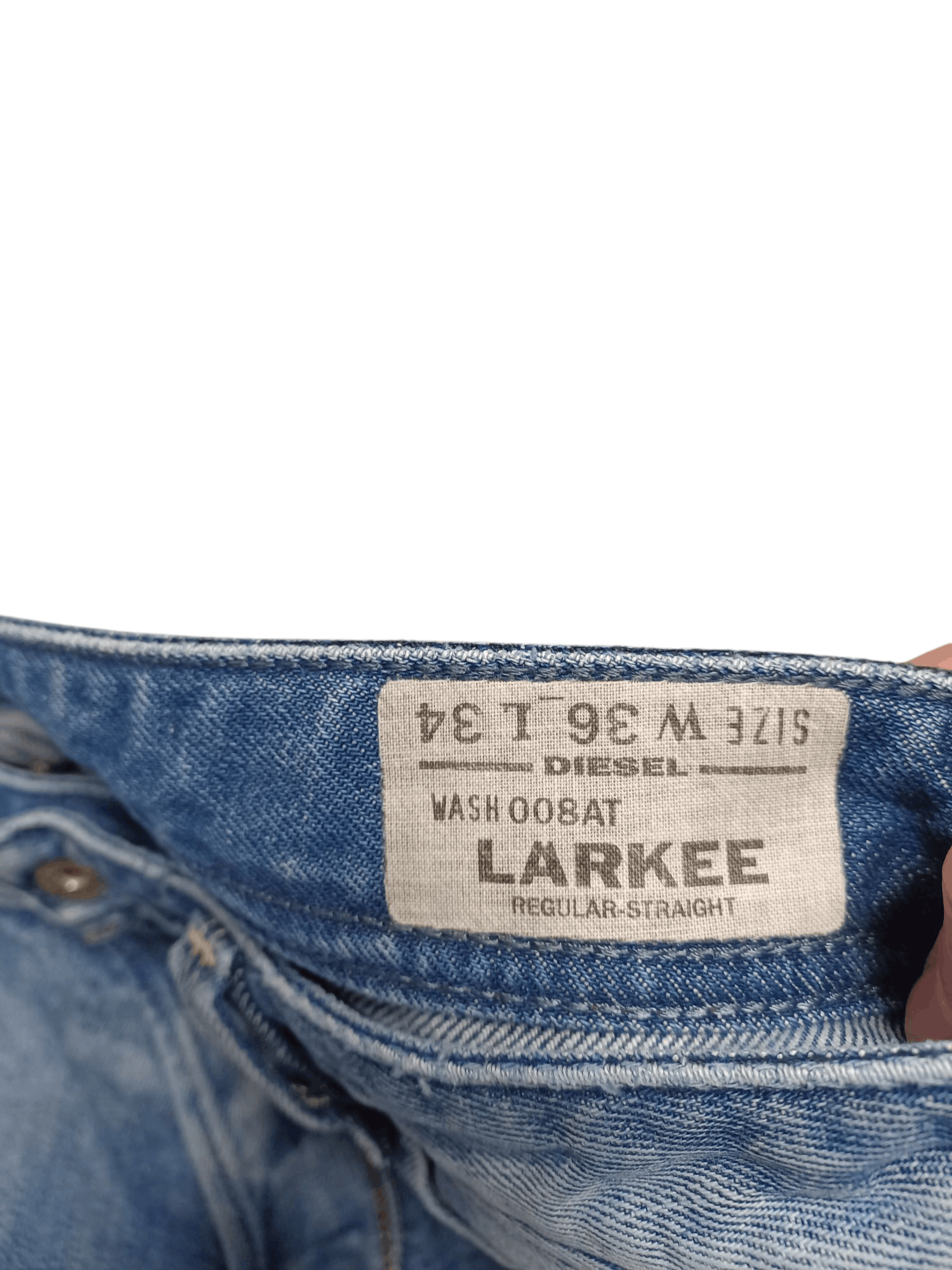 Diesel DIESEL LARKEE VERY WIDE W36 L34 JEANS DENIM Size US 36 / EU 52 - 5 Thumbnail