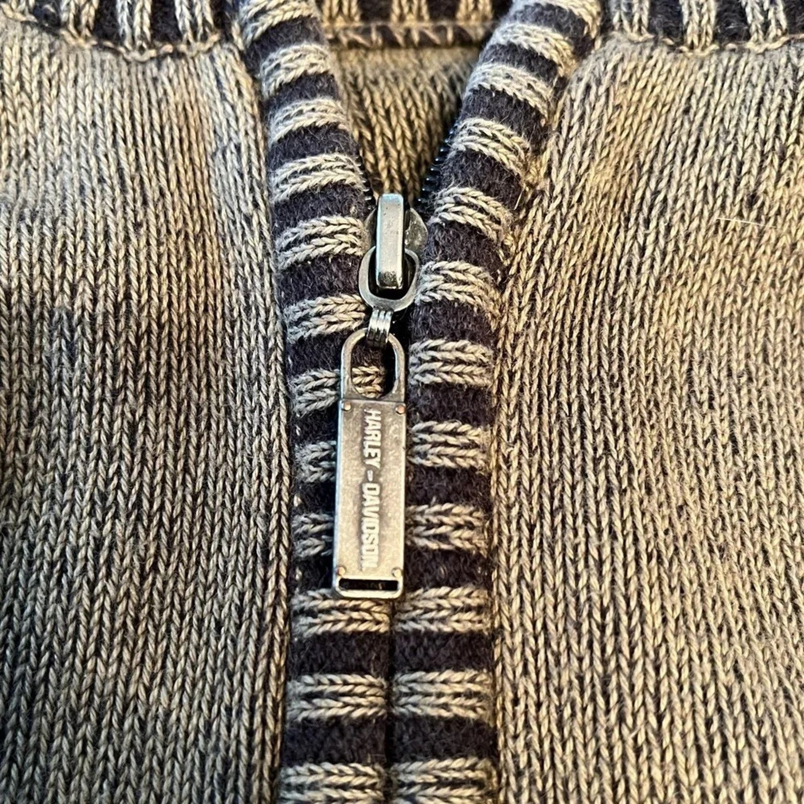 Harley Davidson Harley Davidson partial zip sweater, size XL Size US XL / EU 56 / 4 - 3 Thumbnail