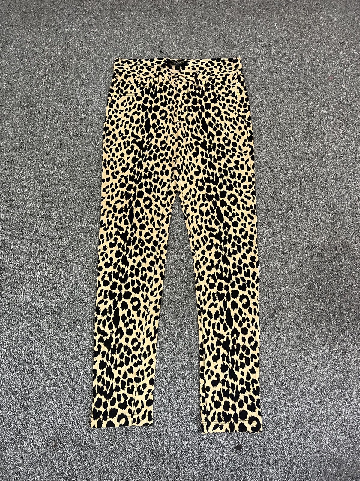 Juicy Couture 2000s Juicy Couture Leopard Stretch Leging Pants Size 26" / US 2 / IT 38 - 1 Thumbnail