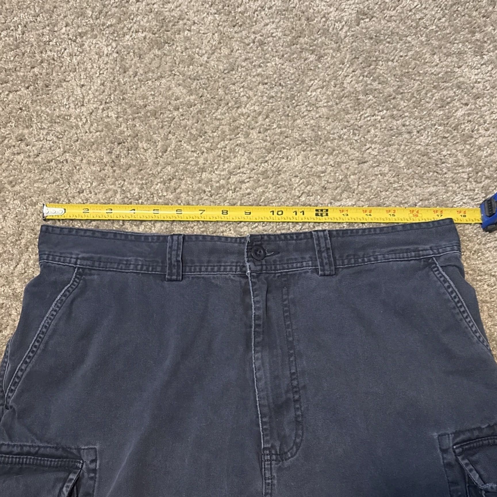 Polo Ralph Lauren Polo Ralph Lauren Cargo Shorts Mens 34 Navy Blue Cargo Pocket Belted Relaxed Fit Cotton Baggy Chino 90s Army Hip Hop Retro Vintage No Size US S / EU 44-46 / 1 - 6 Thumbnail