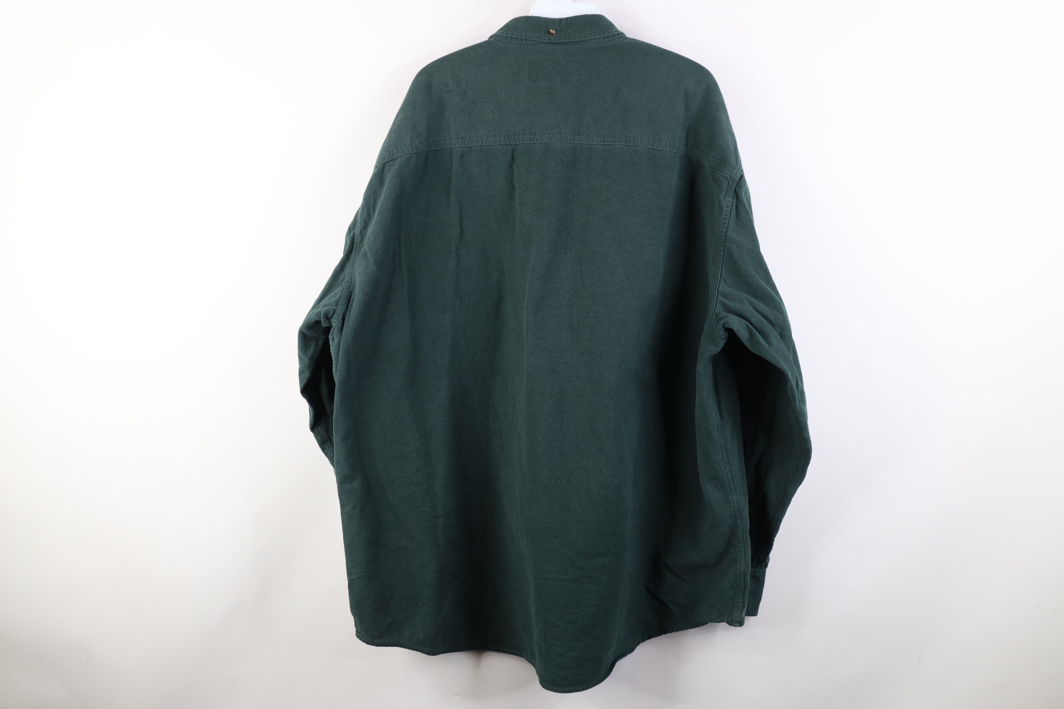 Cabelas Vintage 90s Cabelas Deerskin Chamois Cloth Button Shirt Size US XXL / EU 58 / 5 - 15 Thumbnail