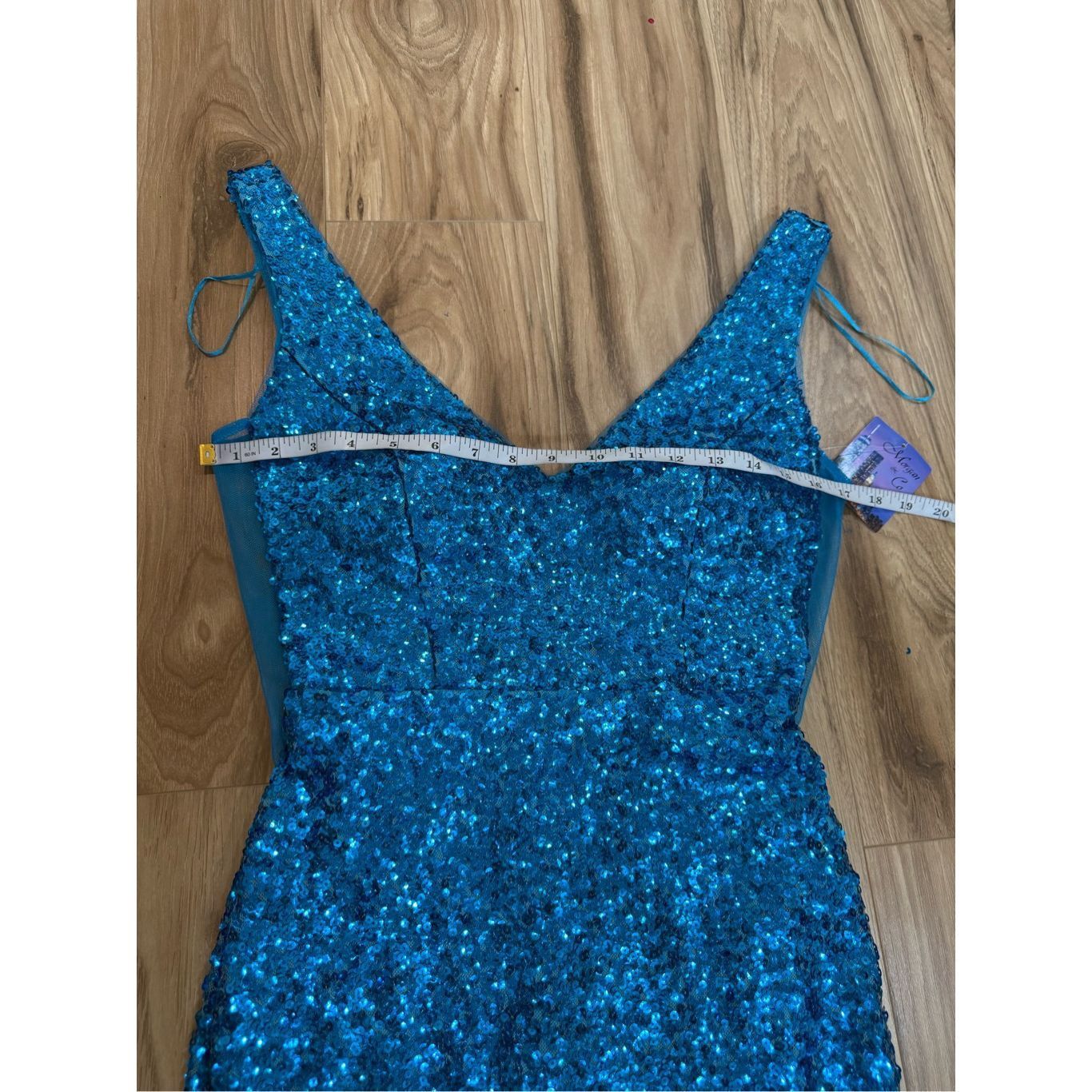 Other Morgan & Co New Chloé Sequined Gown Dress stretch Sz 5 fit s Size S / US 4 / IT 40 - 7 Thumbnail