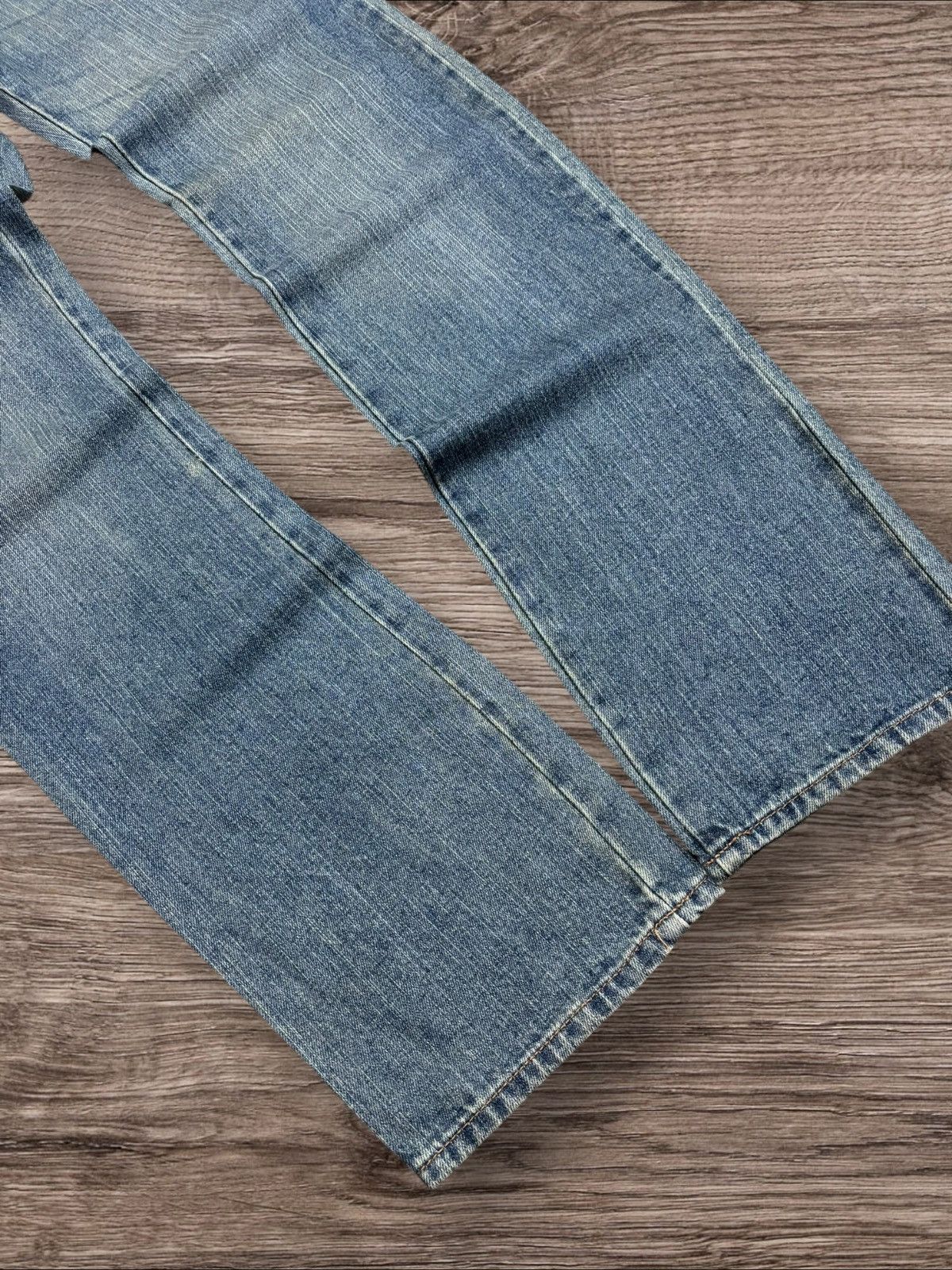 Vintage Vtg Japanese Brand Double Waist Faded Bondage Punk Jeans Size US 30 / EU 46 - 5 Thumbnail