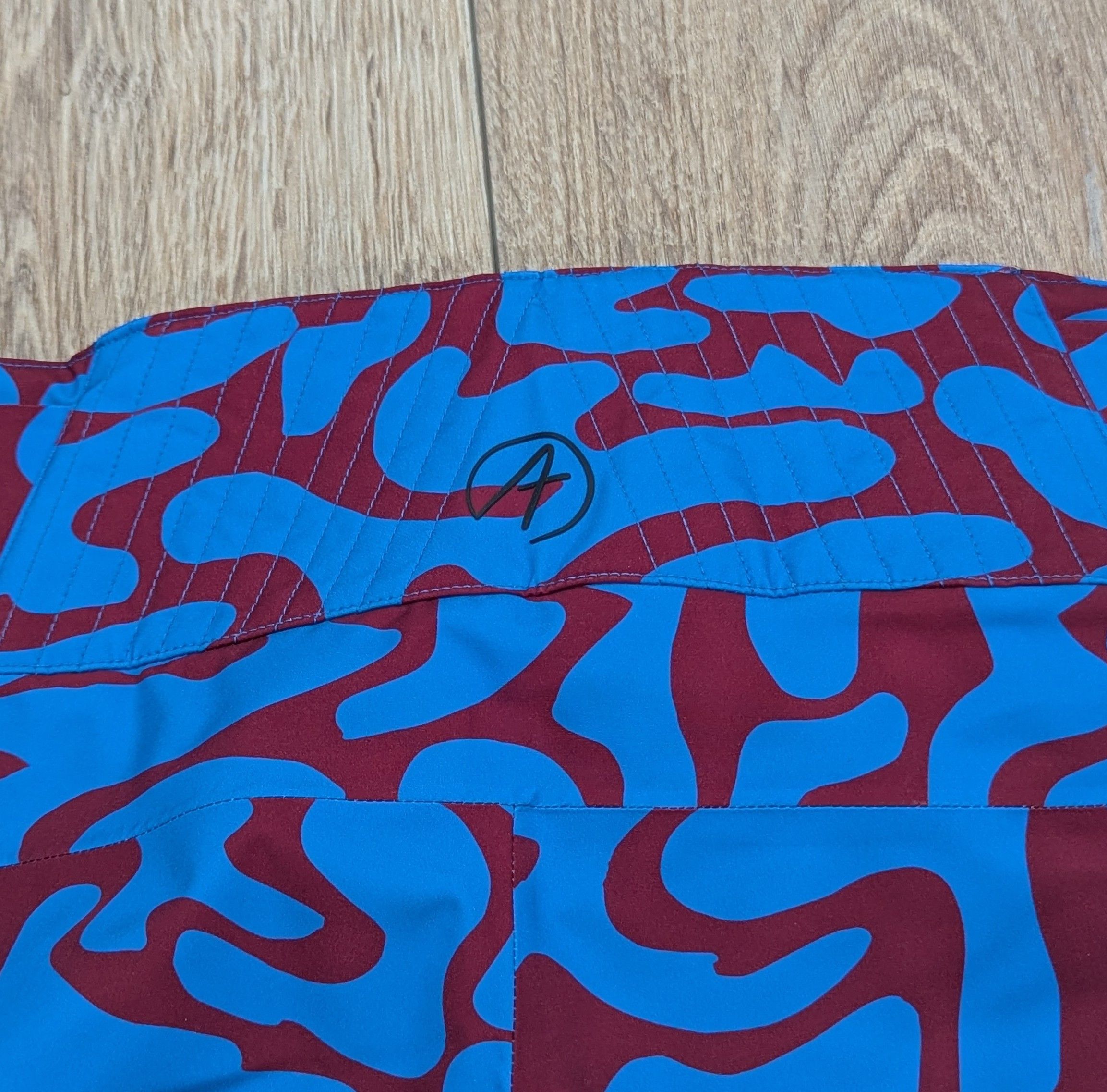 Aztech Mountain Aztech Mountain Folkh Abstract Wave Ski Pants Blue Medium Size US 32 / EU 48 - 7 Thumbnail