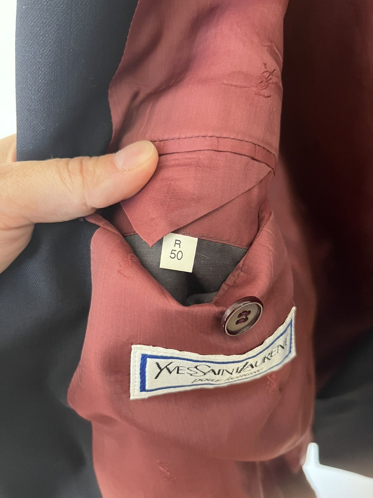 Yves Saint Laurent Yves Saint Laurent Vintage Jacket Size 50R - 9 Thumbnail