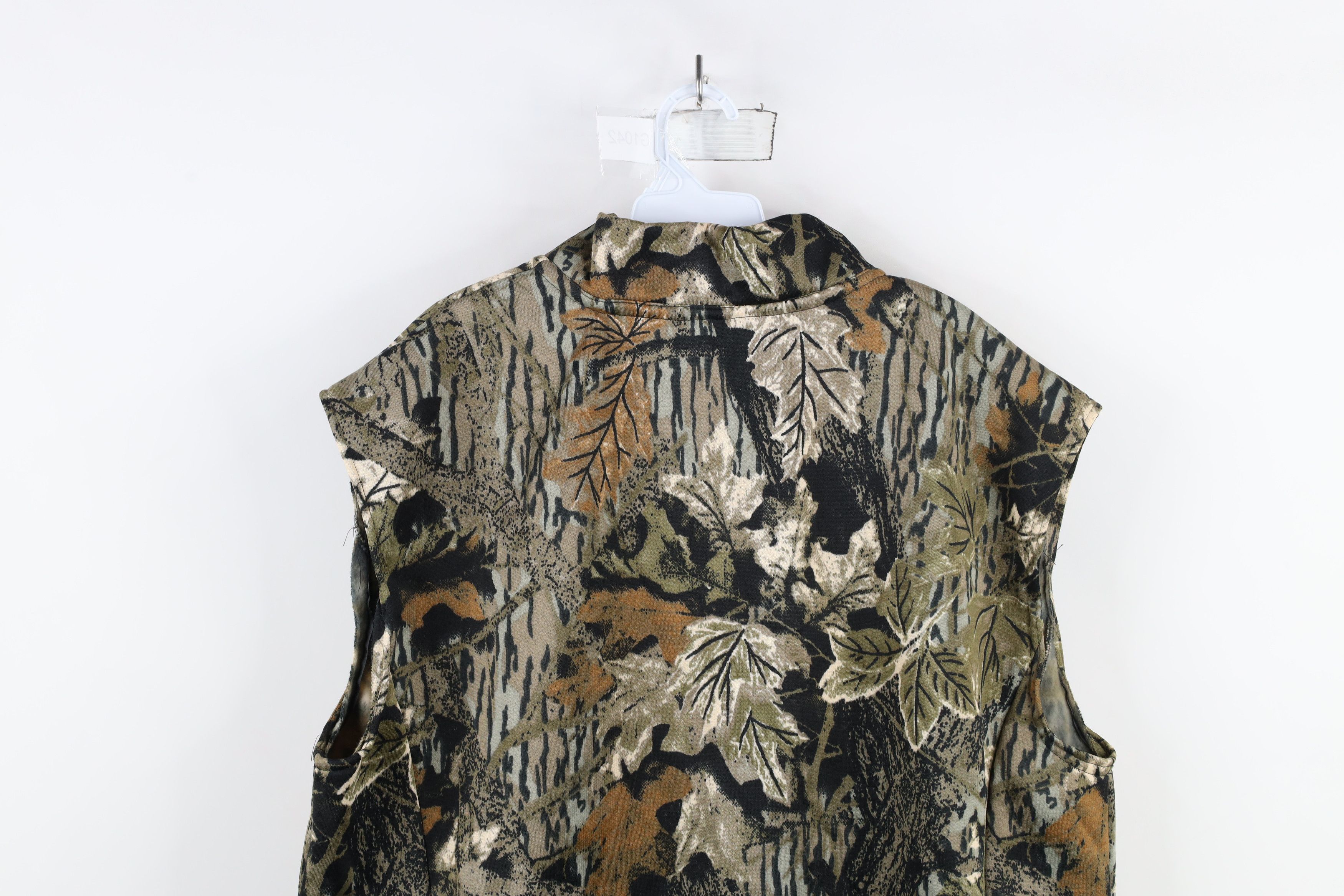 Vintage Vintage 90s Streetwear Camouflage Full Zip Vest Jacket Size US XXL / EU 58 / 5 - 12 Thumbnail