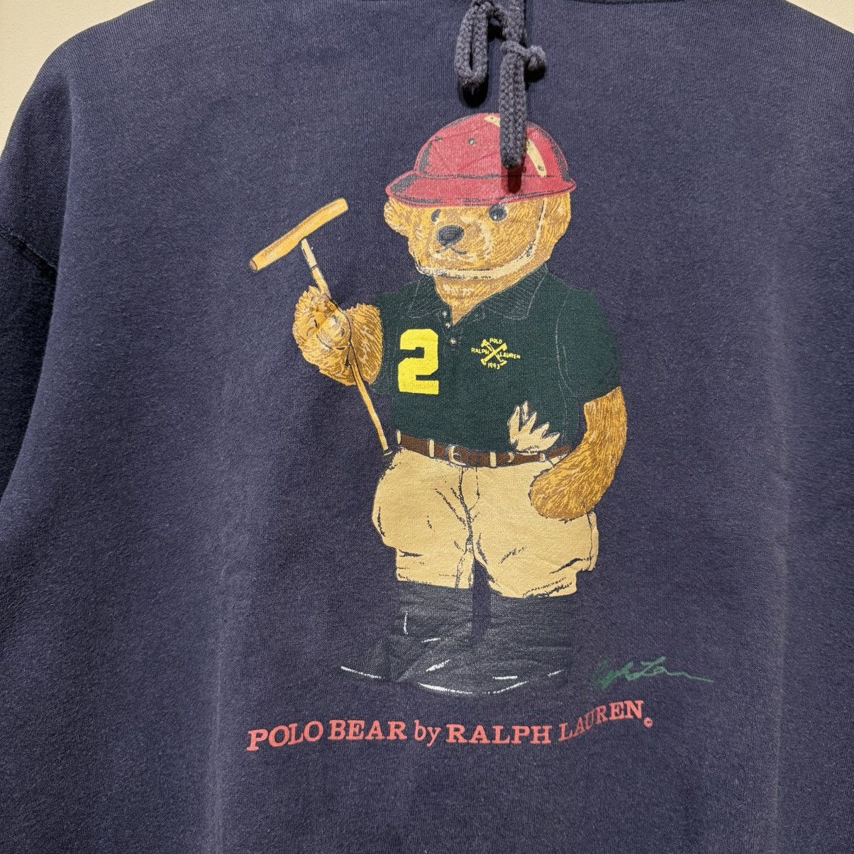 Polo Ralph Lauren Vintage 90’s Polo Ralph Lauren Polo Bear Hoodie Size US S / EU 44-46 / 1 - 3 Thumbnail