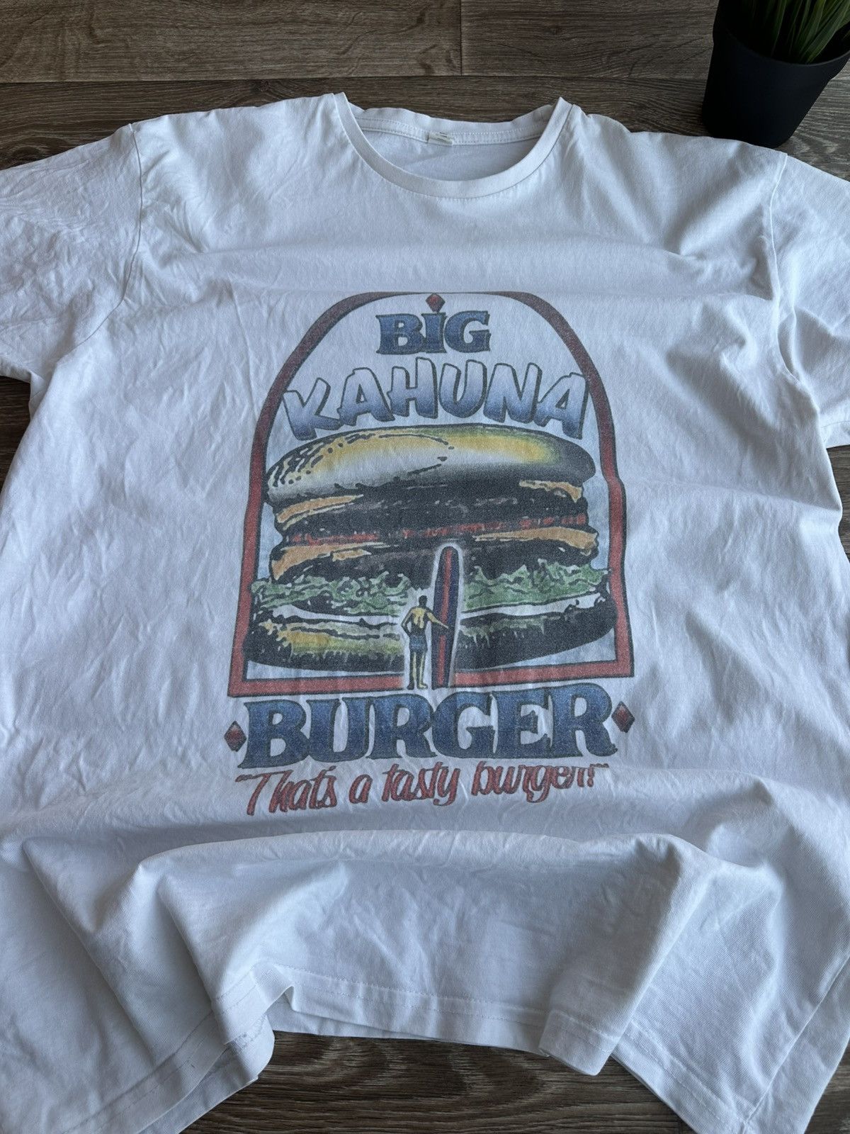 Vintage 🔥 Pulp Fiction Big Kahuna Burger Movie Tarantino Promo Shirt Size US L / EU 52-54 / 3 - 2 Thumbnail