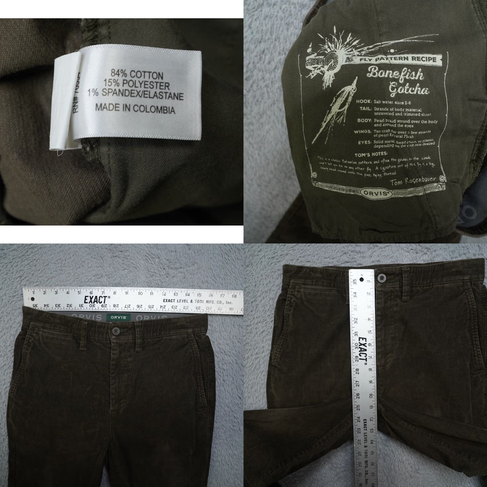 Orvis Orvis Corduroy Pants Mens 32x30 Brown Pinwale Corduroy Pants Mens 32x30 Brown Pinwale Size US 32 / EU 48 - 8 Thumbnail