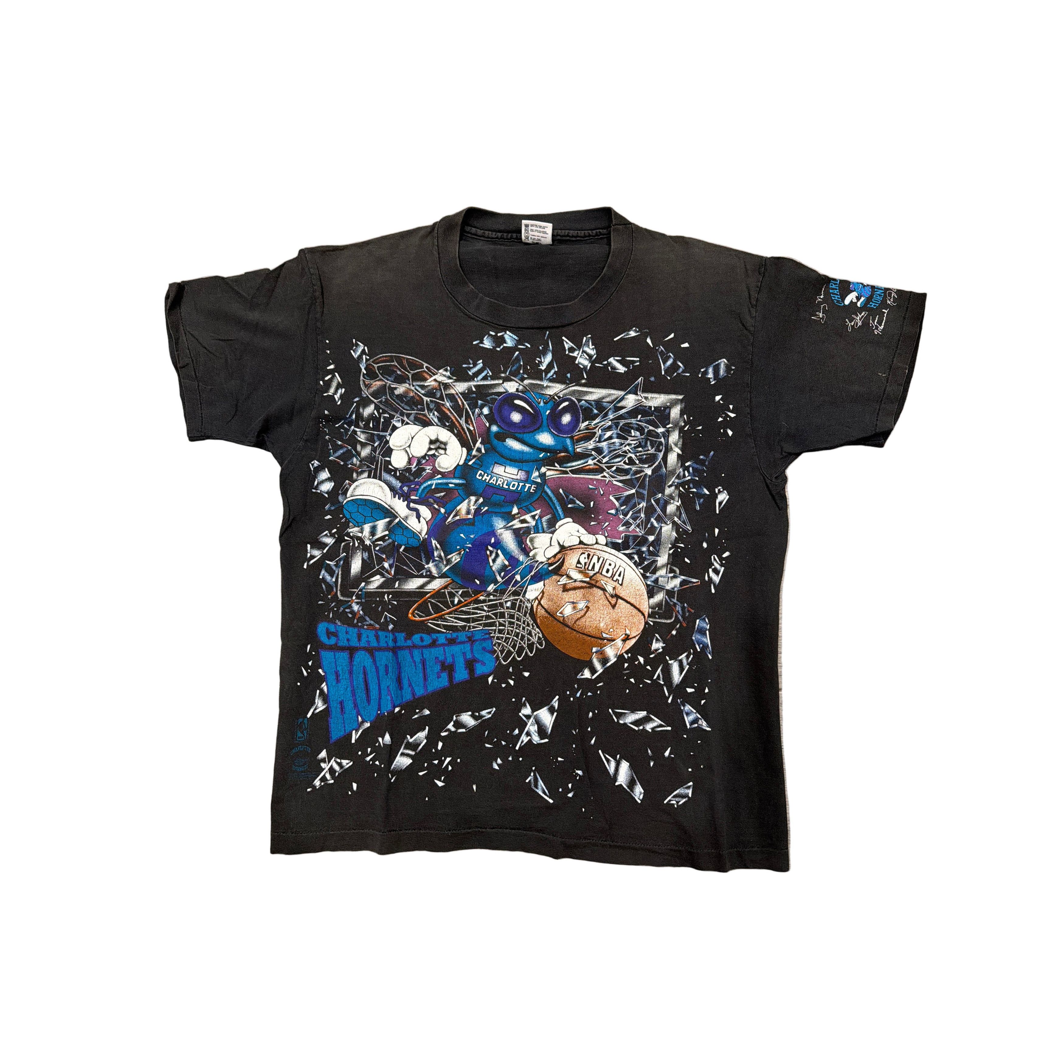 Other 90s Charlotte Hornets Shattered Backboard Anvil XL T-Shirt Size US XL / EU 56 / 4 - 1 Thumbnail