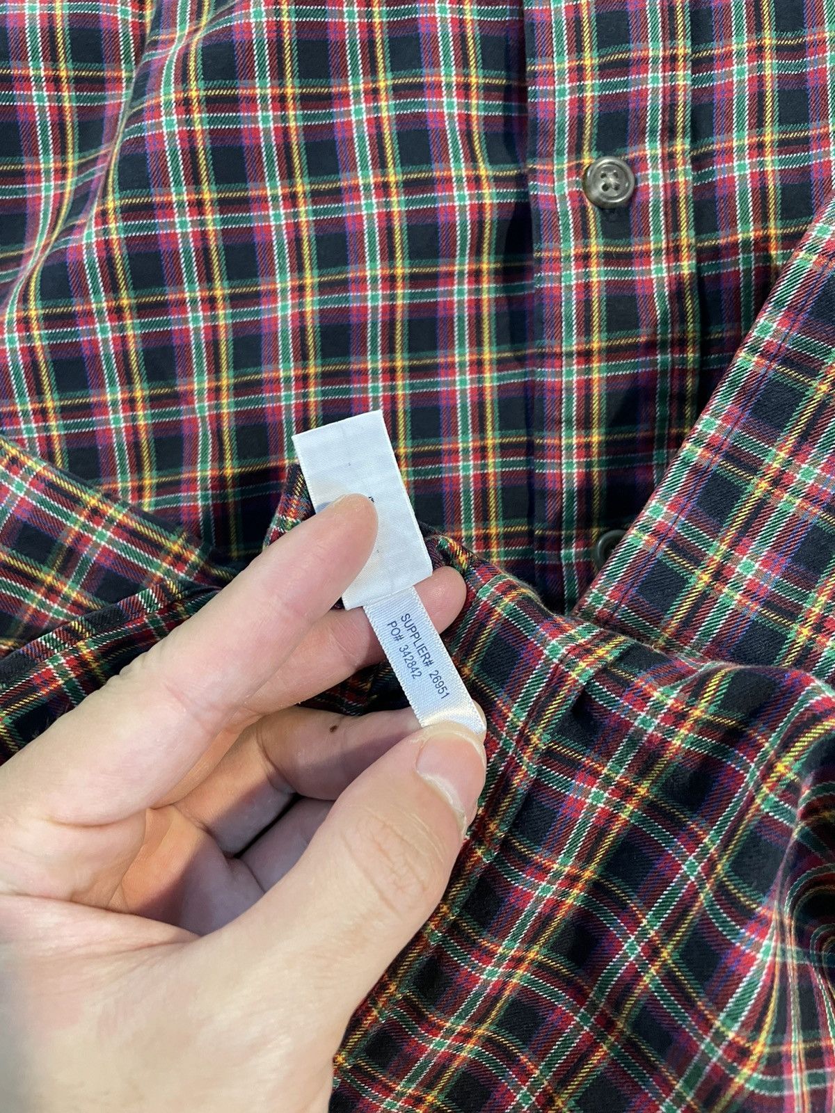 Polo Ralph Lauren Polo Ralph Lauren Mens Pink Red Plaid Button Up Size US L / EU 52-54 / 3 - 6 Thumbnail