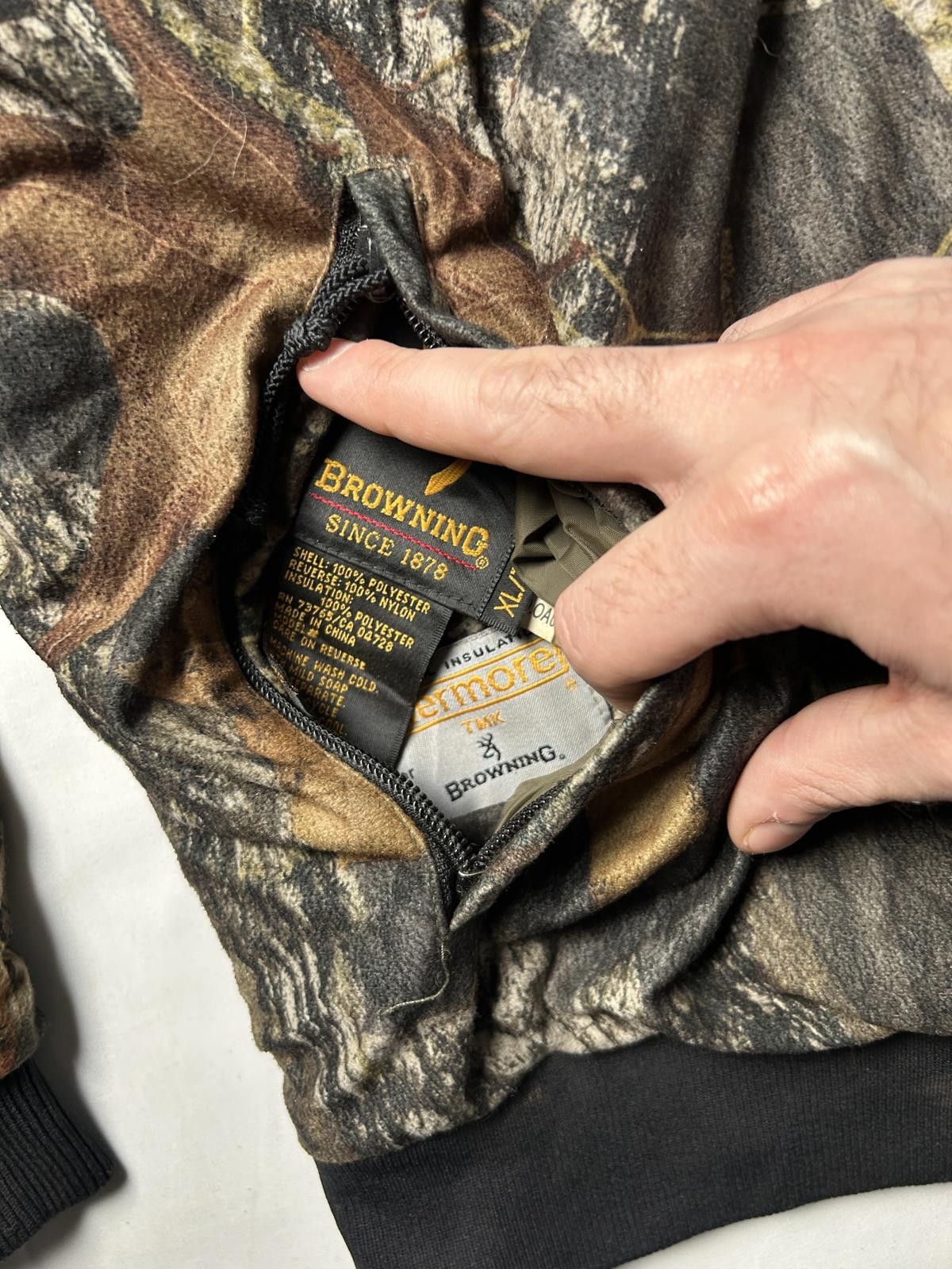 Realtree Reversible RealTree Camo Khaki Thermal Track Jacket Size US XL / EU 56 / 4 - 5 Thumbnail