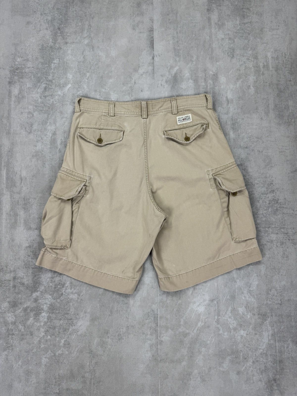 Vintage Polo Ralph Lauren Vintage Cargo Shorts Mens Size 35 Size US 35 - 2 Thumbnail