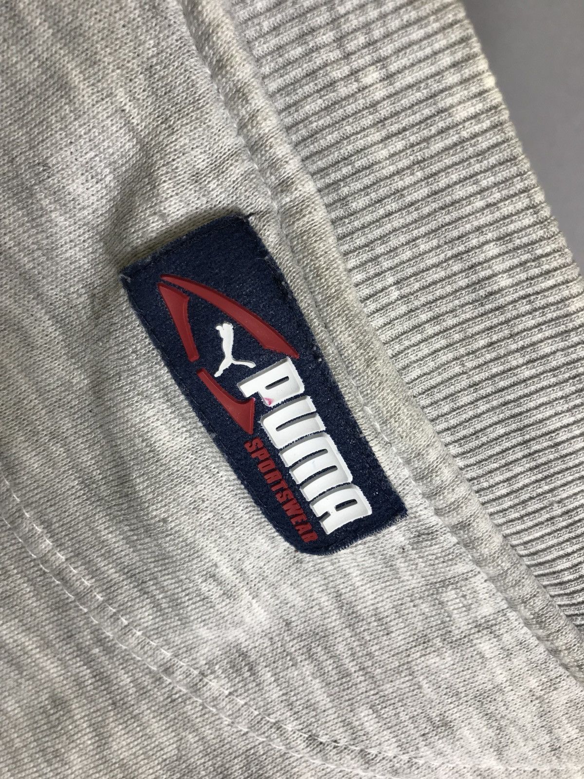 Puma × Vintage puma sweatshirt vintage 80 90s mens gray sweater logo cotton Size US L / EU 52-54 / 3 - 10 Thumbnail