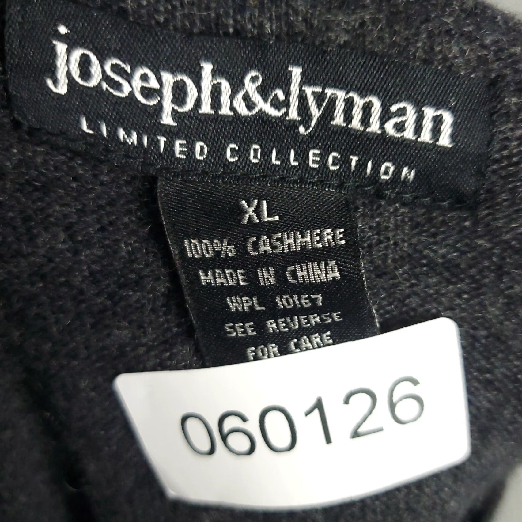 Joseph Joseph & Lyman Cashmere Sweater Pullover Mens XL Gray Long Sleeve Crew Neck Size US XL / EU 56 / 4 - 8 Thumbnail