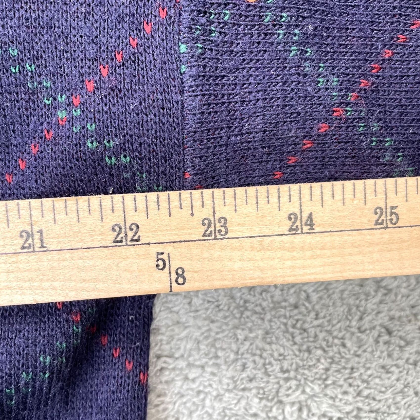 Vintage VINTAGE Maglificio Florence Sweater Men XL Blue Wool Argyle Knit Crew Pullover Italy Size US XL / EU 56 / 4 - 6 Thumbnail