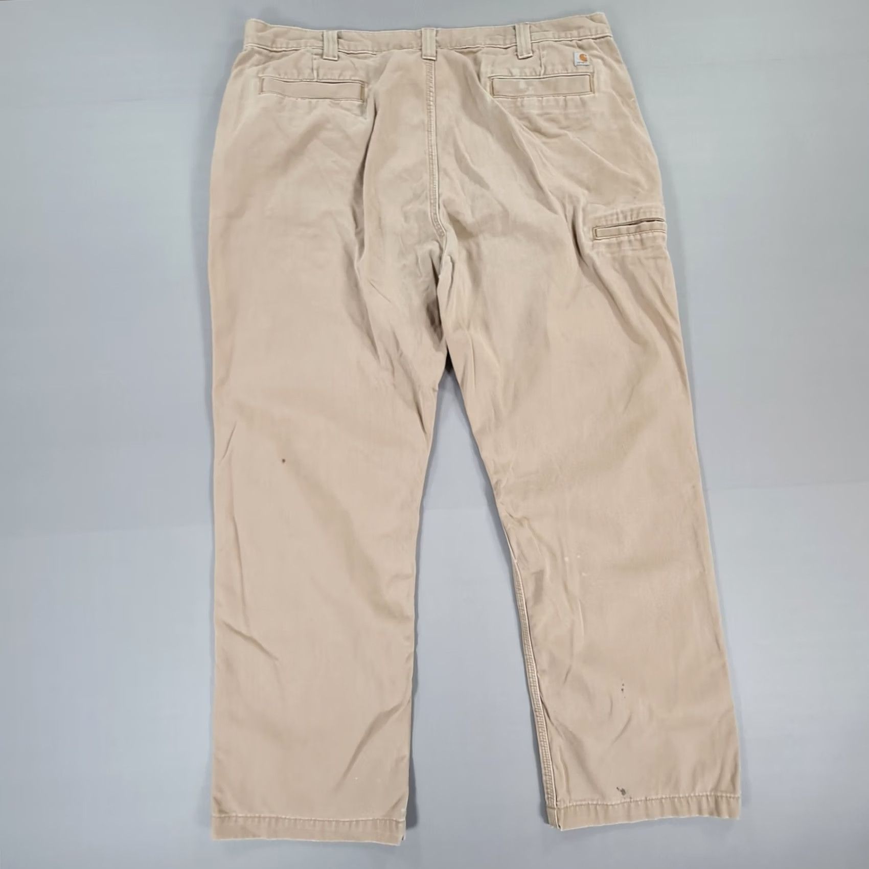 Carhartt Carhartt Mens Trousers Beige W38 L34 Relaxed Fit Twill Workwear Pants B290 KHI Size US 38 / EU 54 - 2 Thumbnail