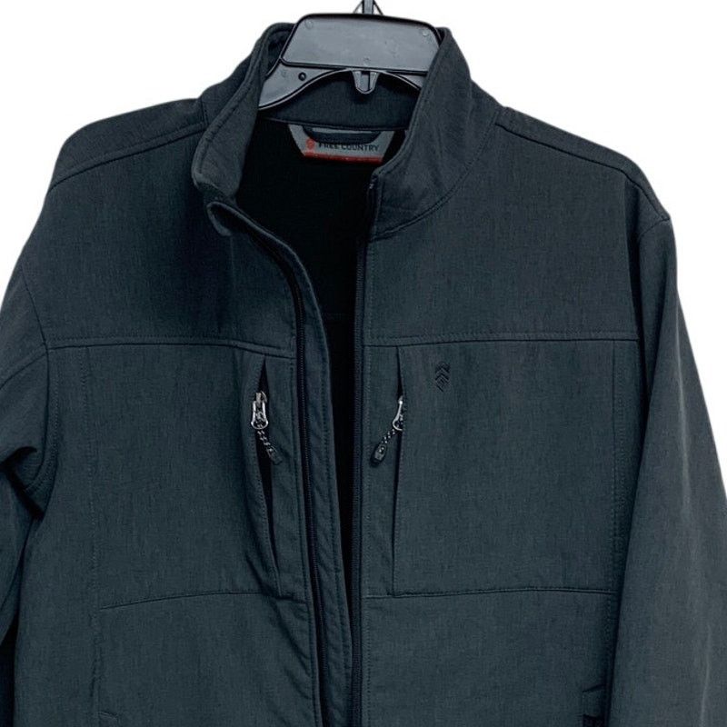 Free Country Free Country Mens Small Gray Long Sleeve Lined Jacket Size US S / EU 44-46 / 1 - 2 Thumbnail