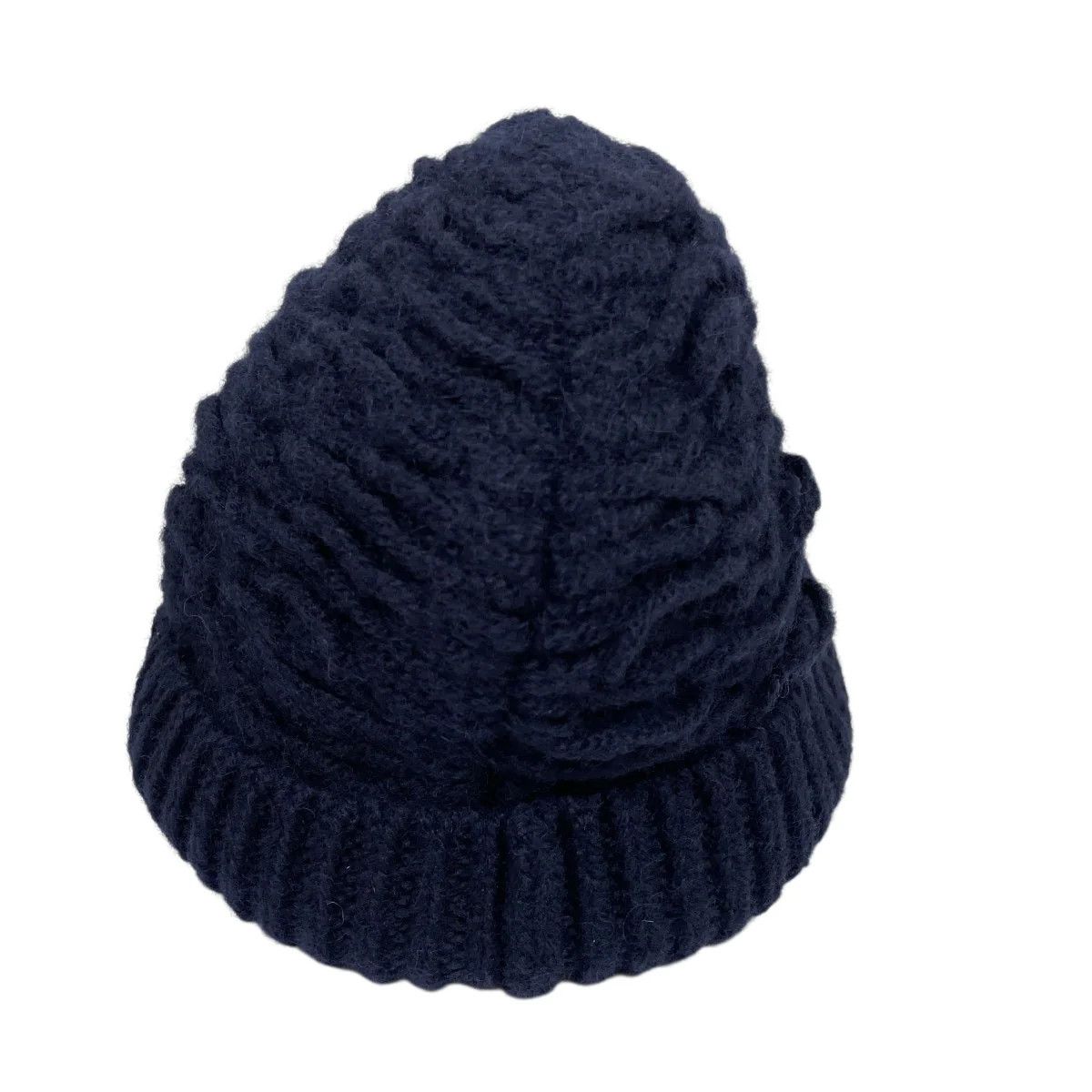 Dries Van Noten Textured Wool Knit Beanie Cap Size ONE SIZE - 3 Thumbnail