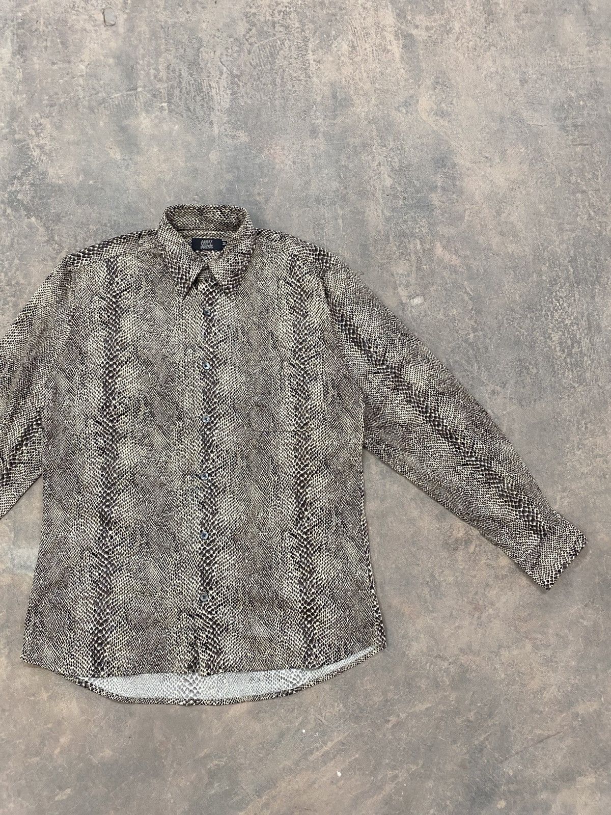 Japanese Brand ABBY VILL PRESS SNAKE SKIN LS SHIRT DESIGNER JAPAN Size US S / EU 44-46 / 1 - 6 Thumbnail