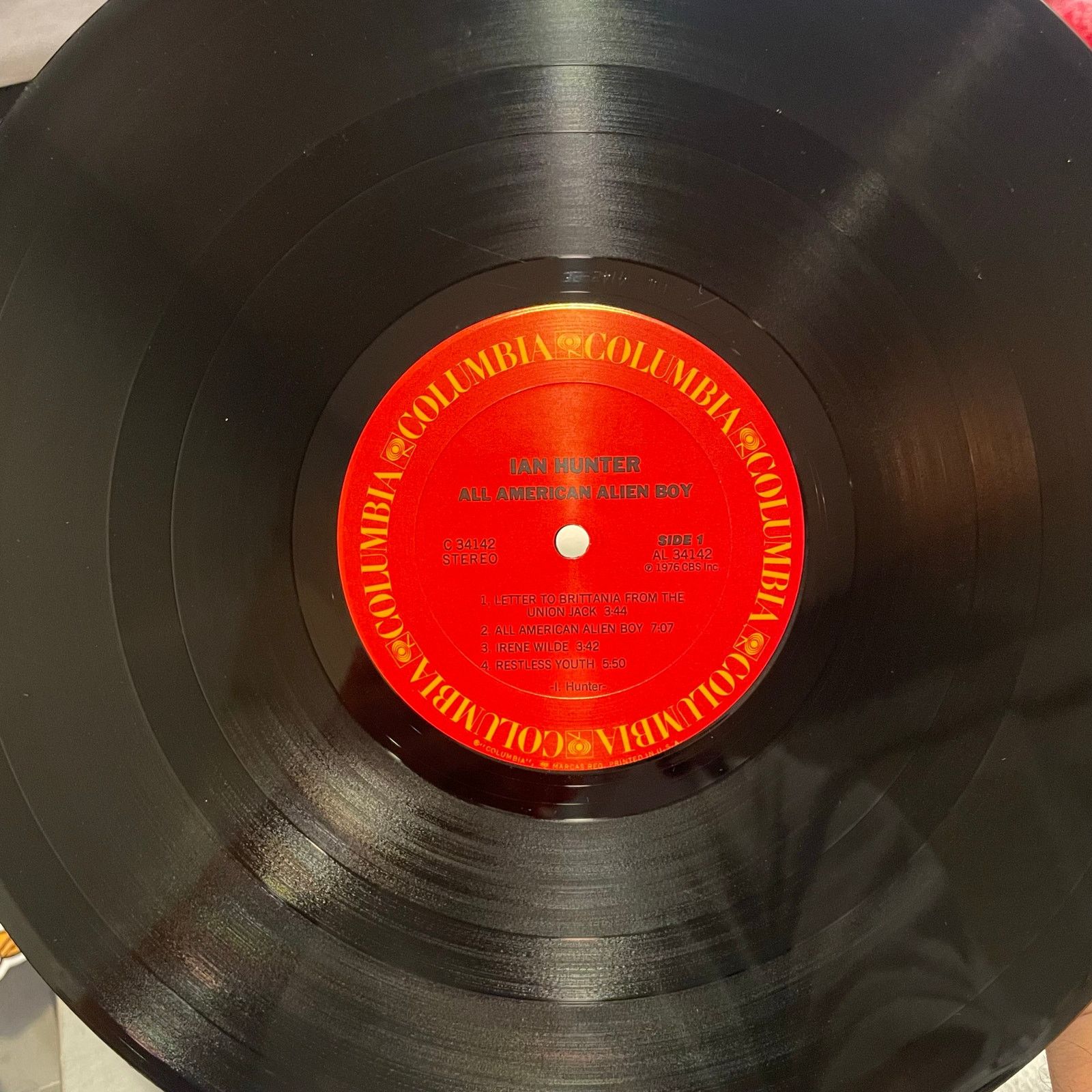 INTENTIONALLY BLANK Ian Hunter - All American Alien Boy LP vintage vinyl record Size ONE SIZE - 3 Thumbnail