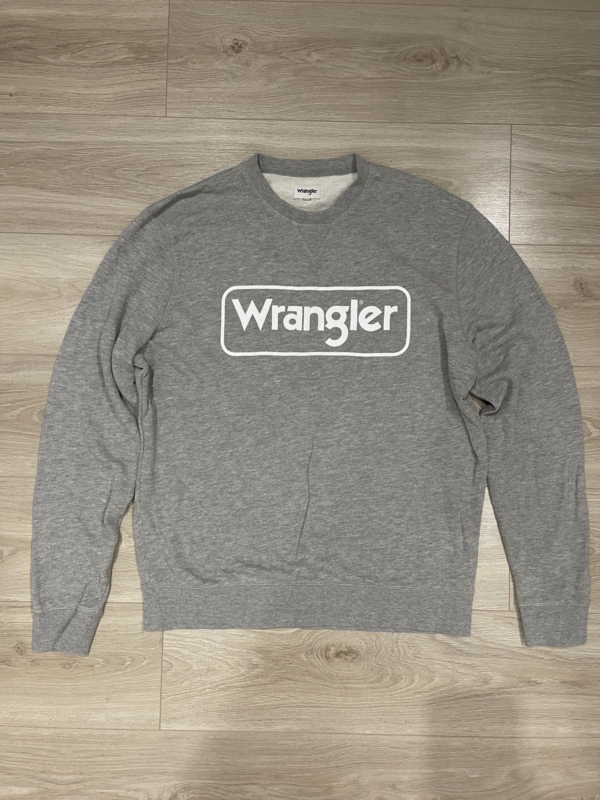 Wrangler Wrangler sweatshirt big logo sweater XL Size US XL / EU 56 / 4 - 8 Thumbnail