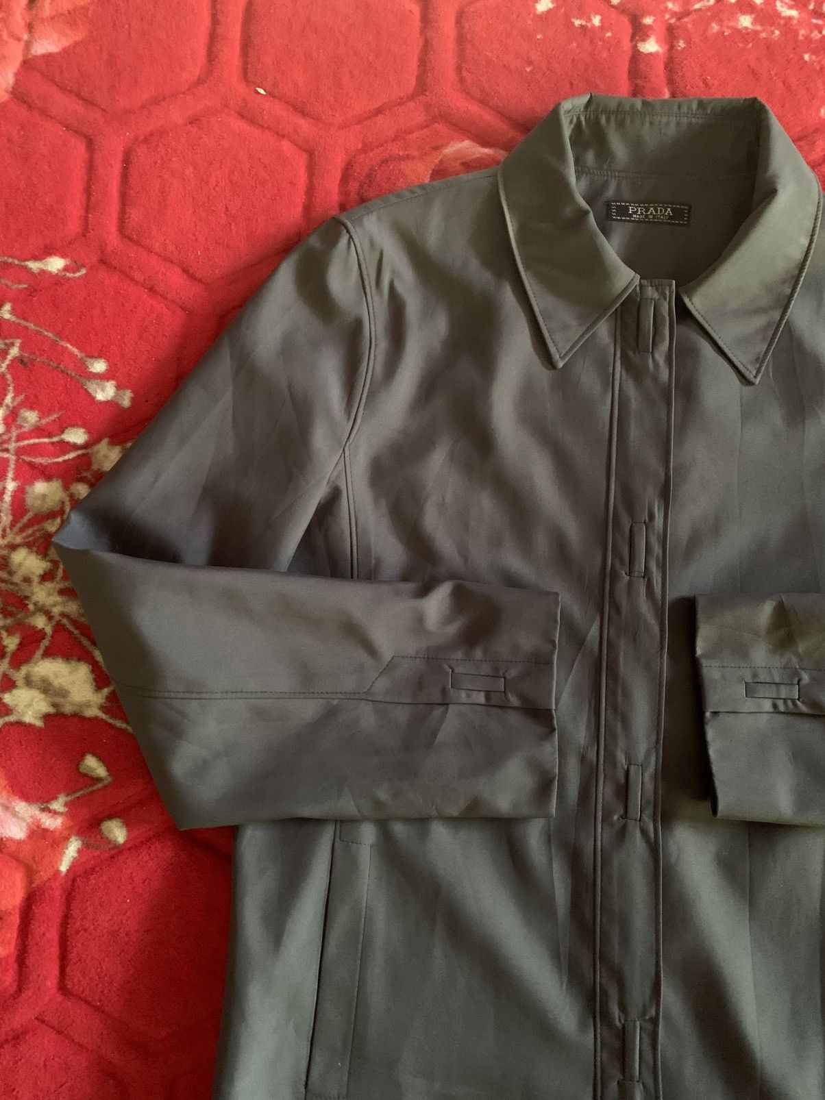 Prada × Vintage Prada Vintage Jacket Fodera Lining Doublure Size M / US 6-8 / IT 42-44 - 3 Thumbnail