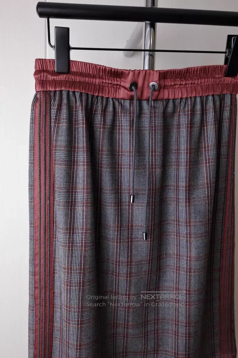 Brunello Cucinelli Brunello Cucinelli Beaded Wool Houndstooth Skirt Size 26" / US 2 / IT 38 - 3 Thumbnail