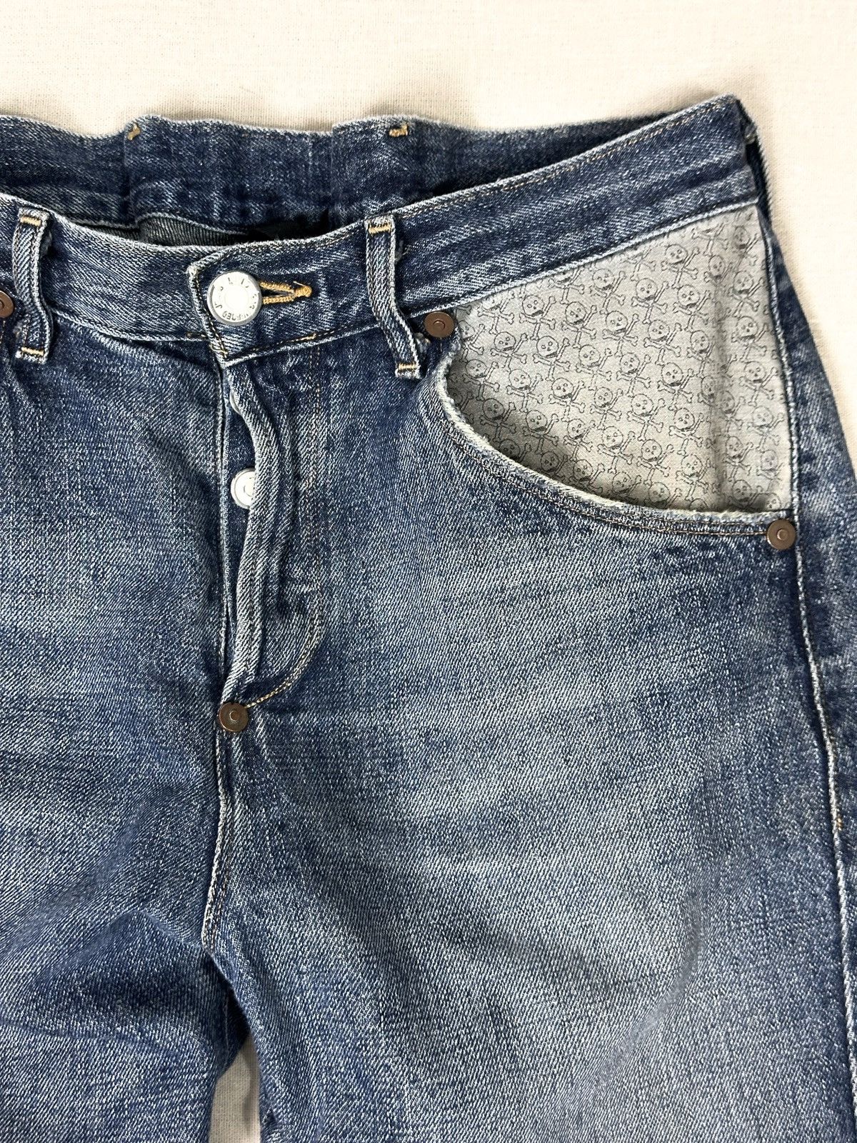 Levi's 2000s Engineered Buckle Belt Jeans 31x34 Size US 31 - 3 Thumbnail