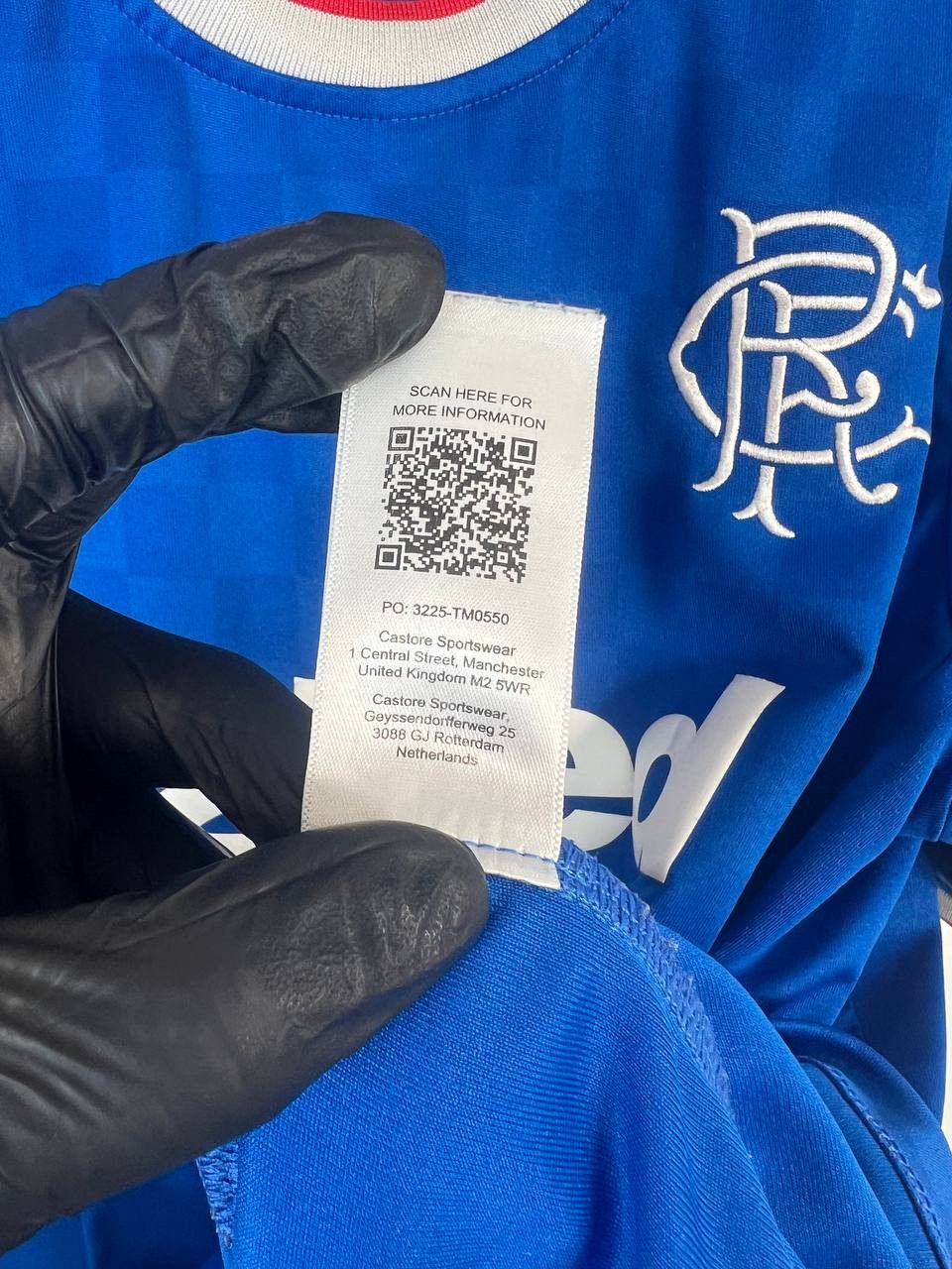 Castore Rangers Home football shirt 2022/2023 Jersey Soccer | Grailed
