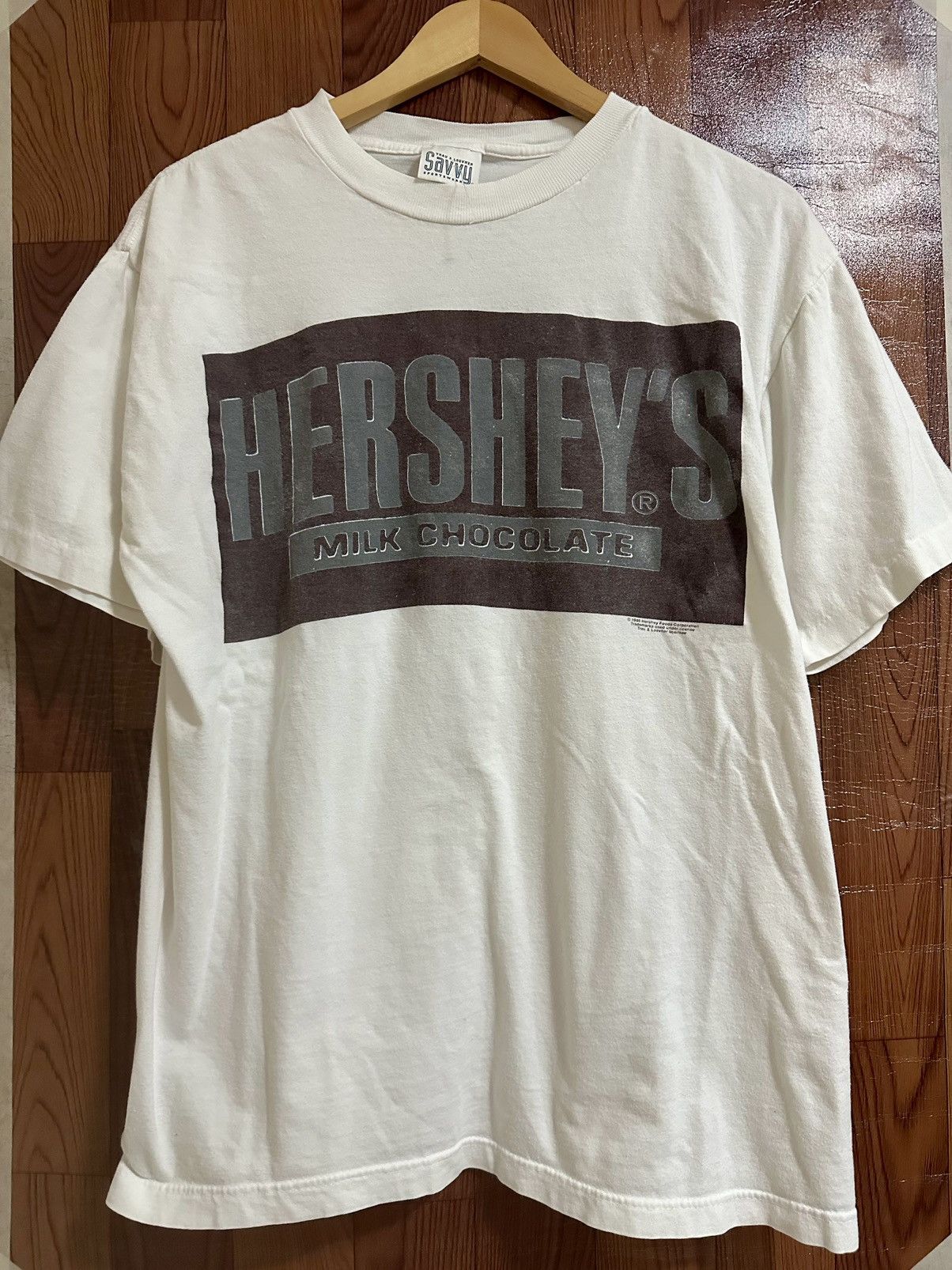 Band Tees × Vintage Hershey’s Chocolate Size US S / EU 44-46 / 1 - 1 Thumbnail