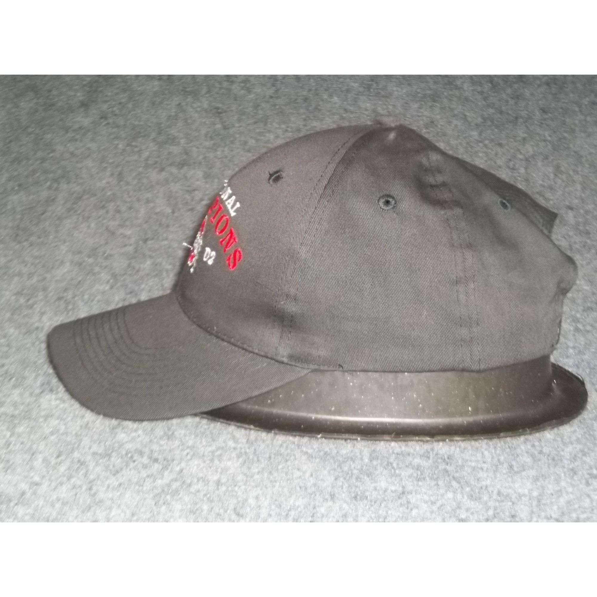 Vintage Vintage Ohio State National Champions 2002 Snapback Hat Gray Size ONE SIZE - 2 Thumbnail