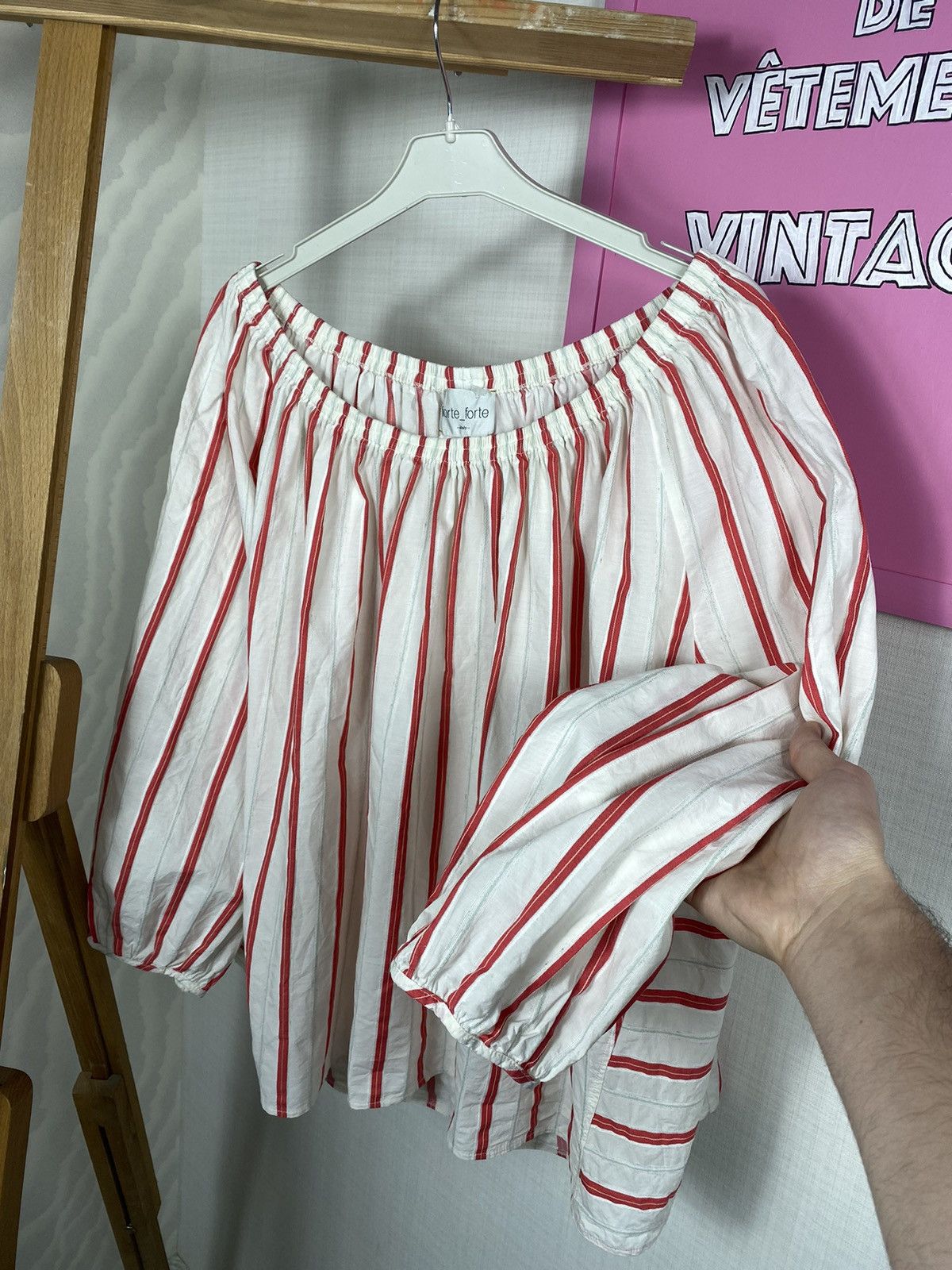 forte_forte Forte Forte Voile Off Blouse Size S / US 4 / IT 40 - 8 Thumbnail