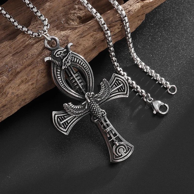Jewelry Ankh Cross Pendant Necklace Size ONE SIZE - 5 Thumbnail