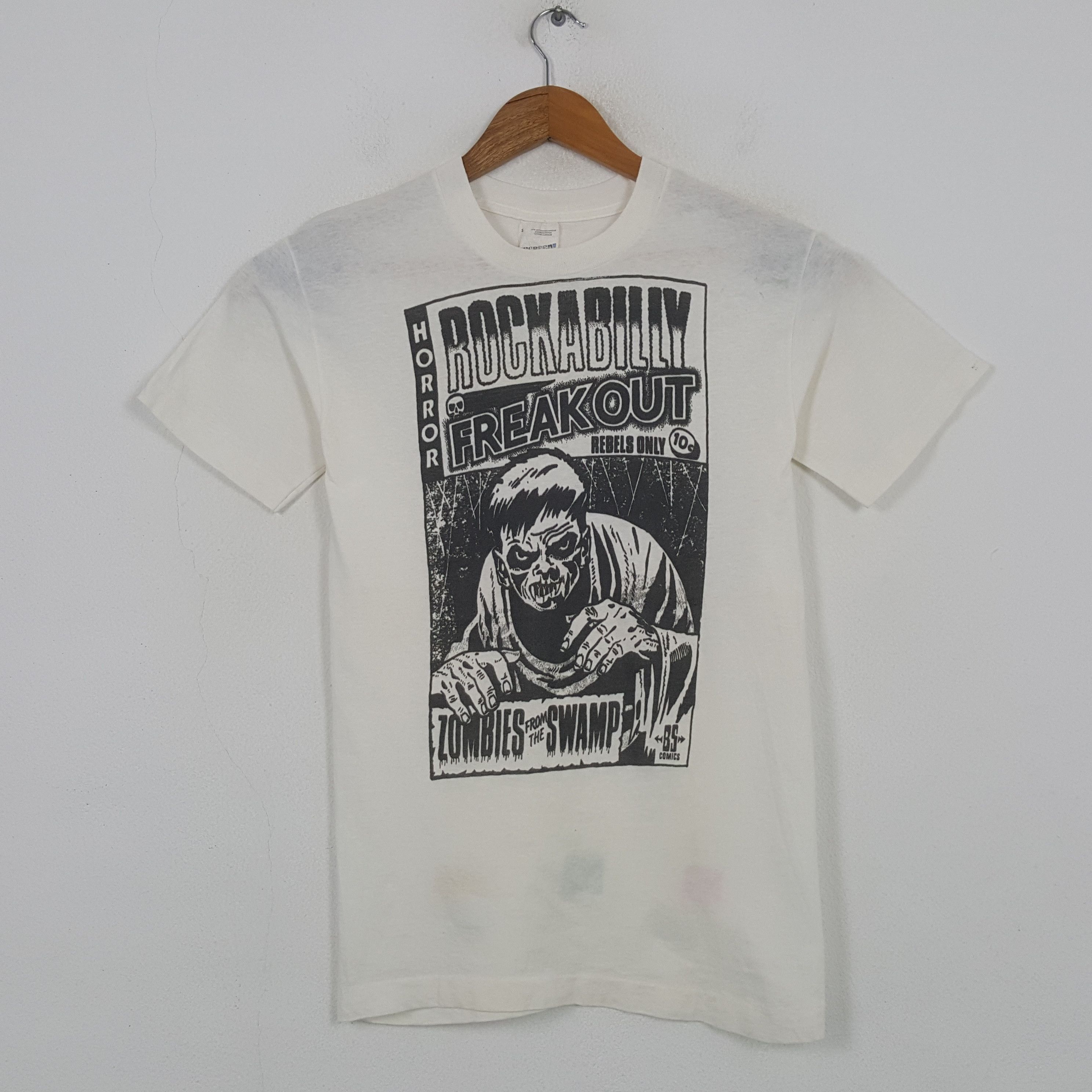 Other Vintage 80's Rockabilly Freakout Horror T-shirt 32 Size US XS / EU 42 / 0 - 1 Thumbnail