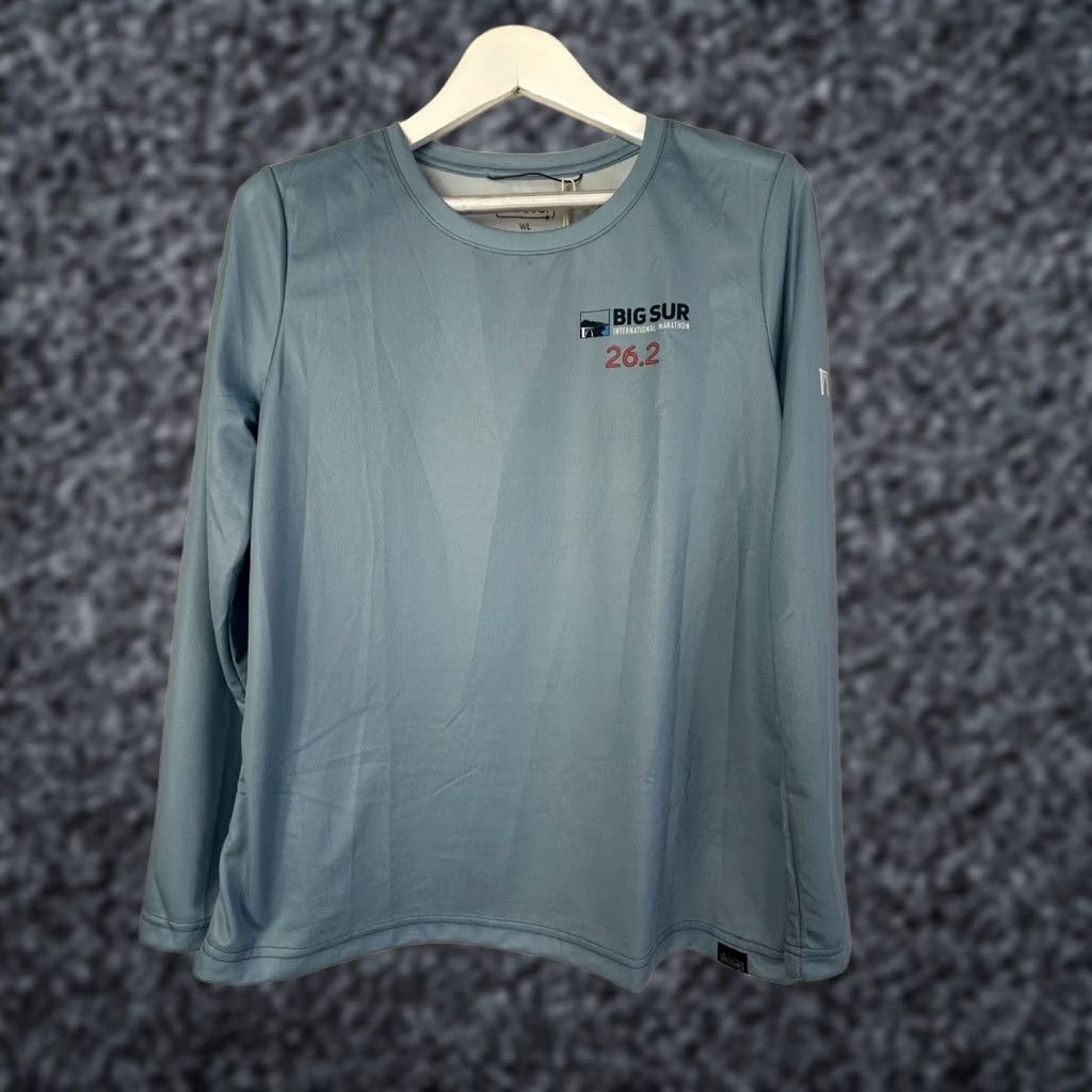 Vintage Recover Big Sur International Marathon 26.2 Blue Running Shirt Womens Large New Size L / US 10 / IT 46 - 1 Thumbnail