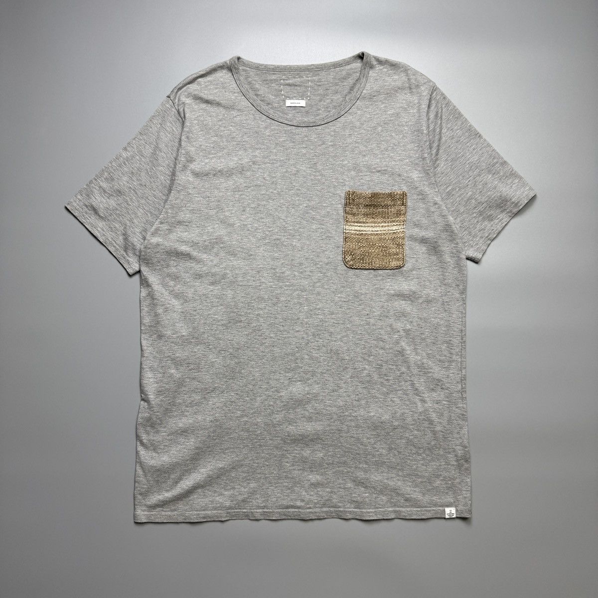 Visvim Visvim - Natural Dye Native Blanket Pocket Tshirt Size US M / EU 48-50 / 2 - 1 Thumbnail