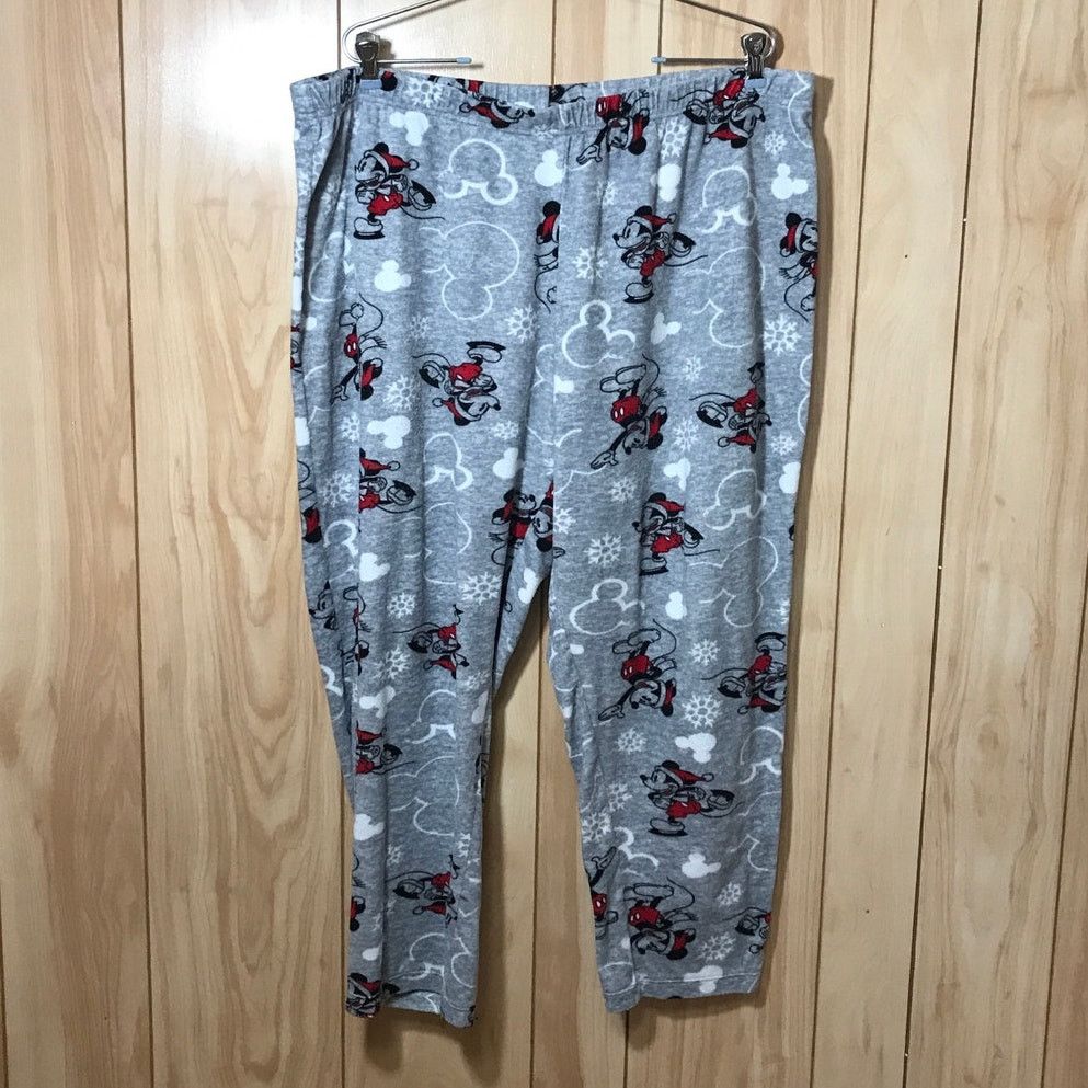 Disney Disney Mickey Mouse Winter Sleepwear Pants 2X Size 41" - 1 Thumbnail
