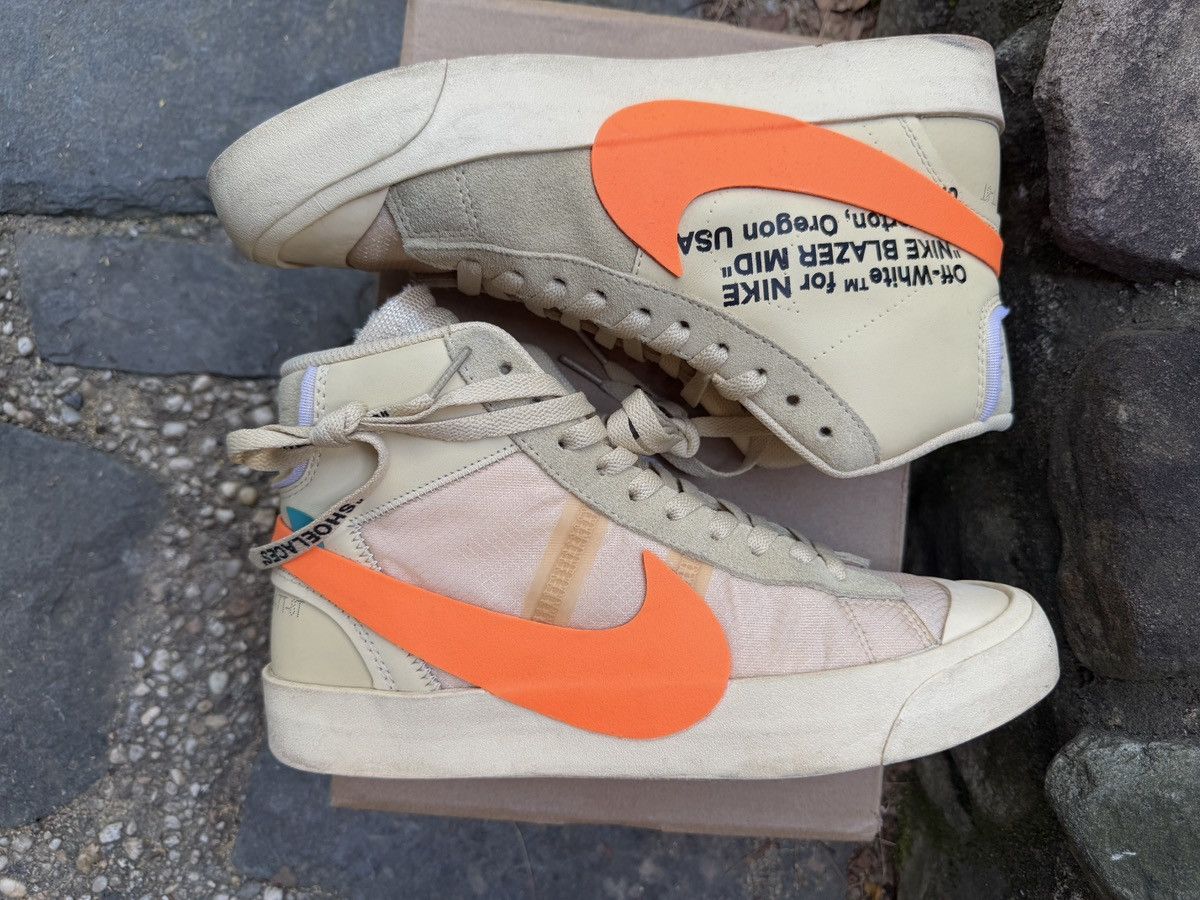 Nike × Off-White Nike x Off-White: Nike Blazer Mid “All Hallows Eve” sz 8.5 Size US 8.5 / EU 41-42 - 10 Thumbnail