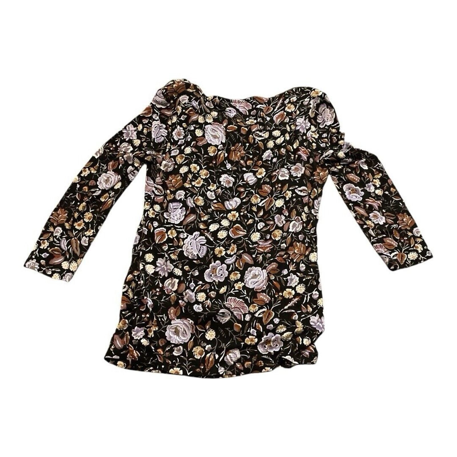 Elie Tahari Eli Tahari Floral Top Size S / US 4 / IT 40 - 5 Thumbnail