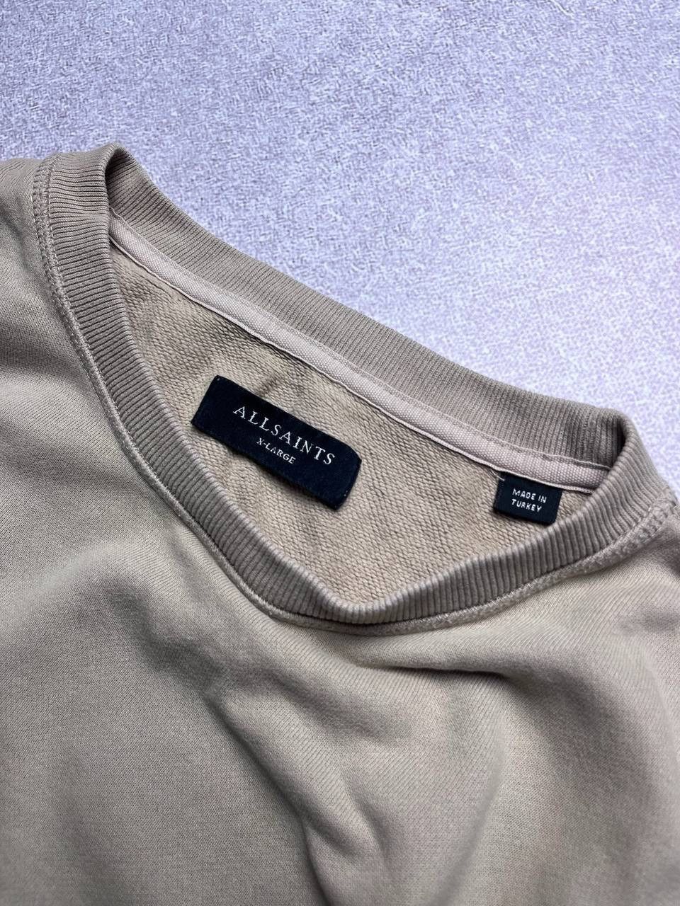 Vintage Allsaints Boxy Sand Sweatshirt Y2K XL