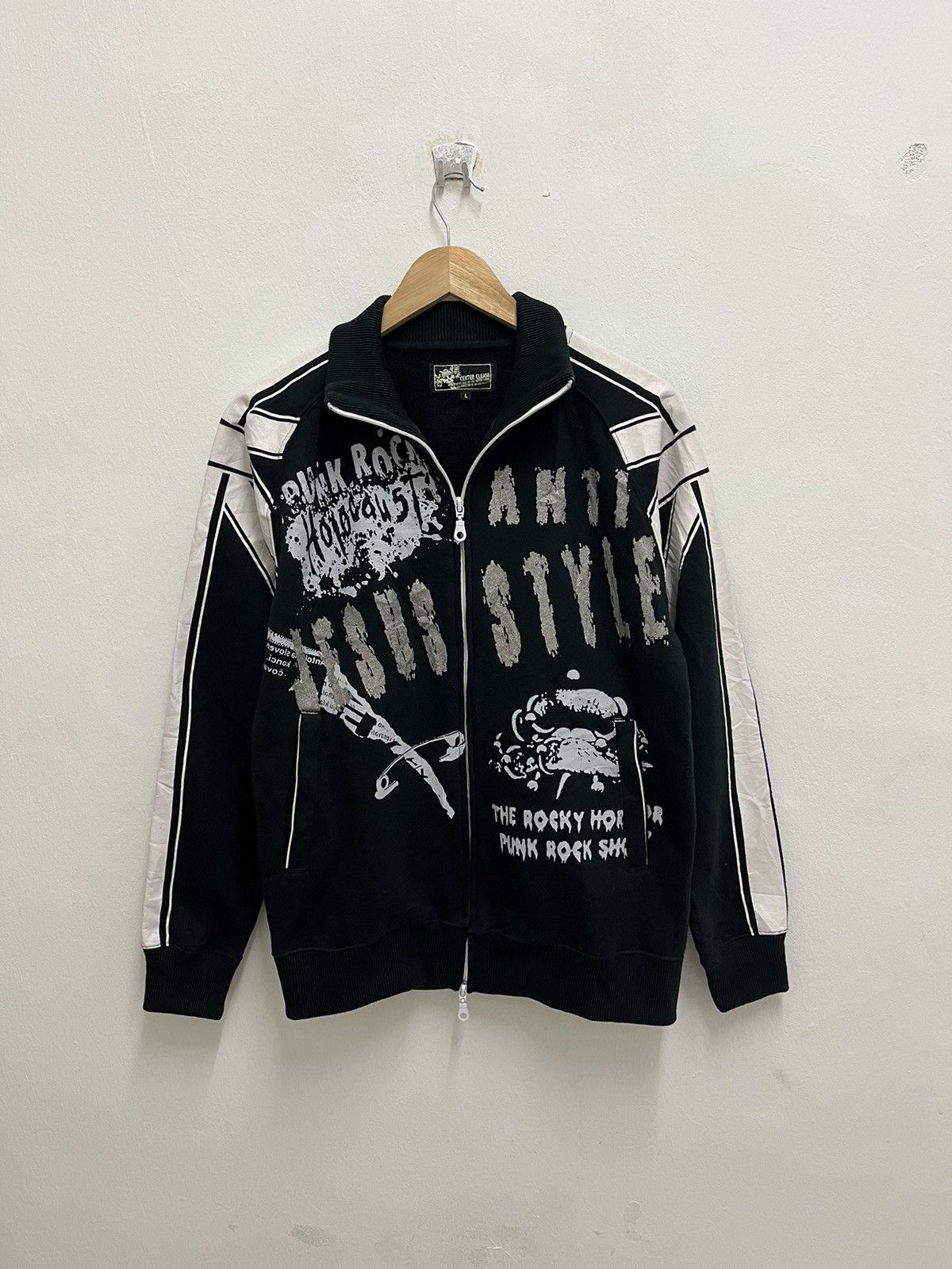 Beauty Beast Center Clease Punk Rock Jacket Band Reunion Sweater Vintage Size US M / EU 48-50 / 2 - 2 Thumbnail