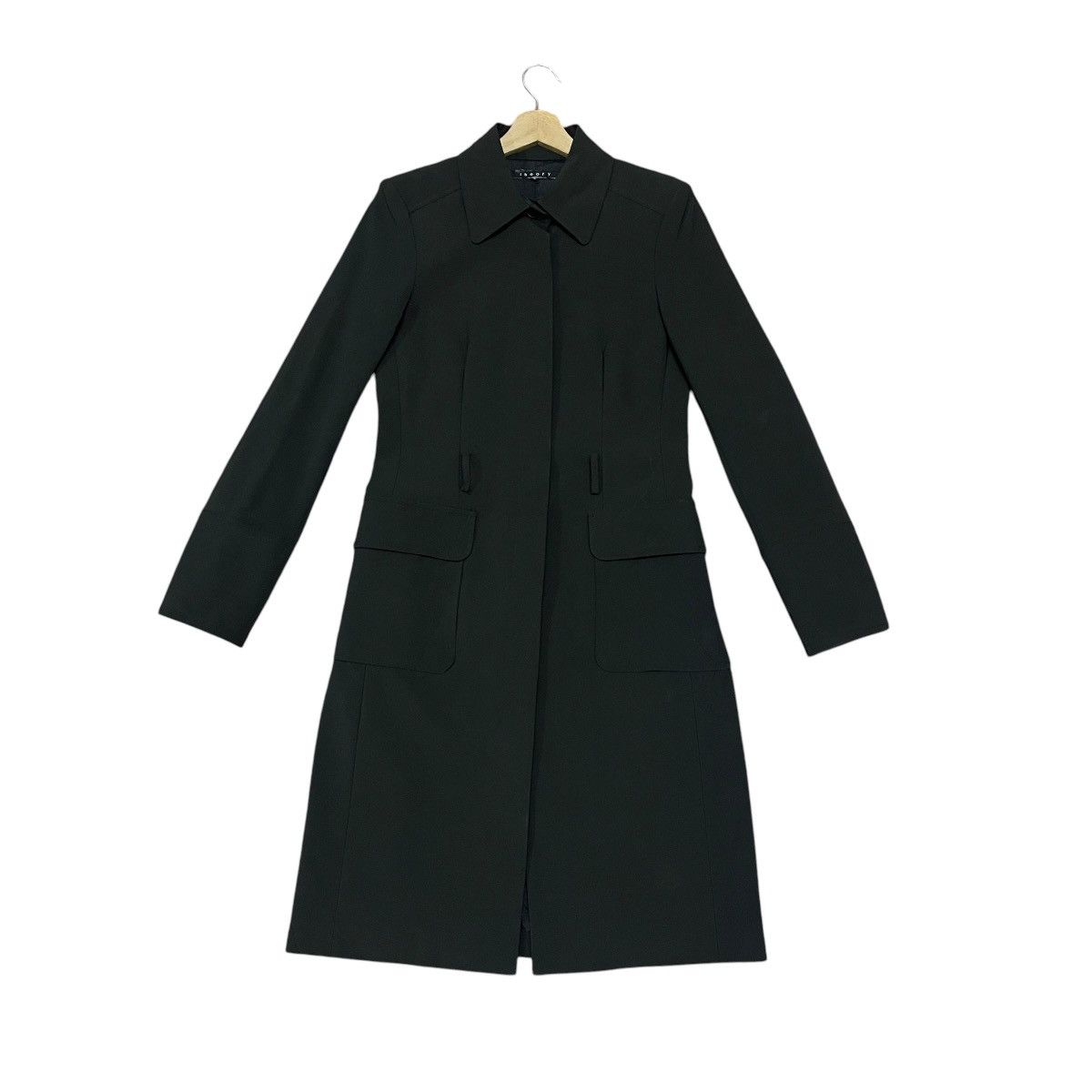 Theory Theory Women’s Minimalist Slim Fit Tailored Car Coat Jacket Size S / US 4 / IT 40 - 2 Thumbnail