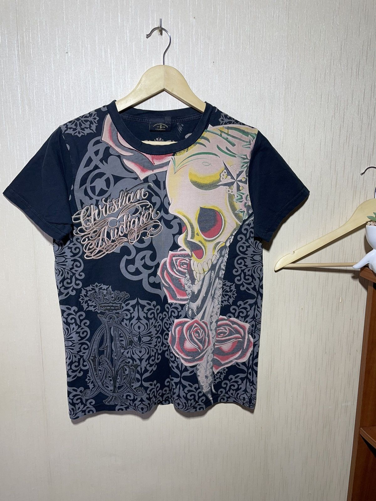 Christian Audigier × Ed Hardy × Vintage Christian Audigier vintage T shirt Size US S / EU 44-46 / 1 - 2 Thumbnail