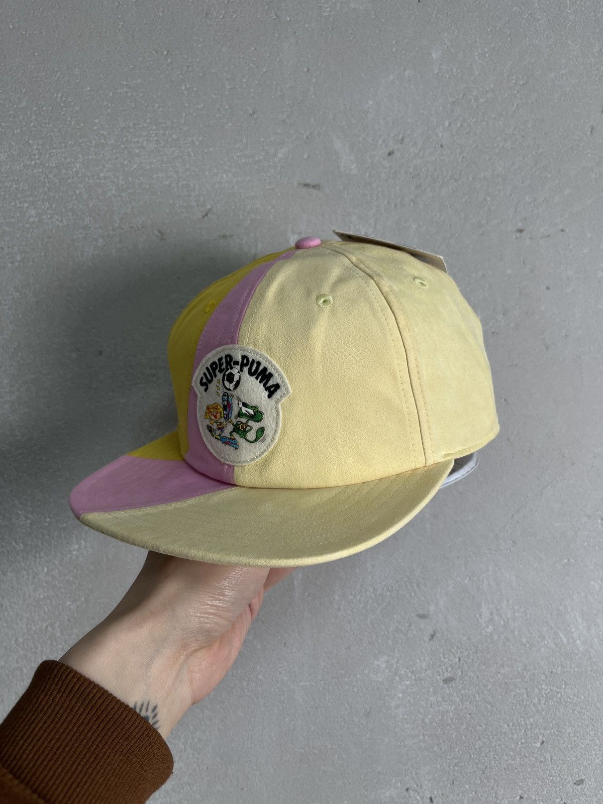 Puma Rare Puma Kidsuper Studio Multicolor Suedette Adjustable Hat Size ONE SIZE - 3 Thumbnail