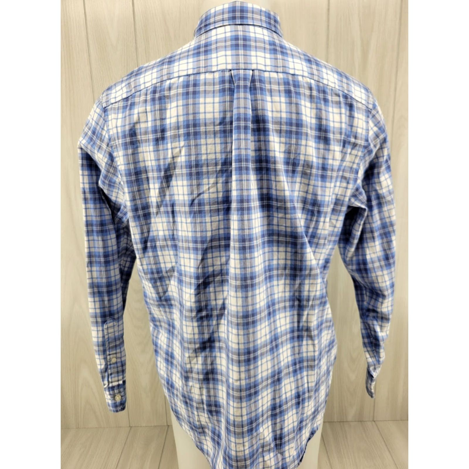 Vineyard Vines Vineyard Vines Trucker Shirt Men’s Large Plaid Blue Performance Classic Fit Long Sleeve Button-Up Size US L / EU 52-54 / 3 - 6 Thumbnail